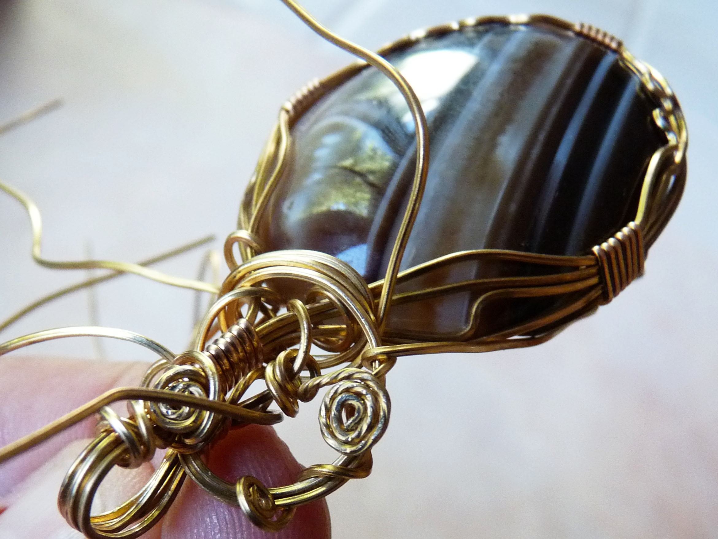 Wire Wrapped Pendant 11 Steps (with Pictures) Instructables