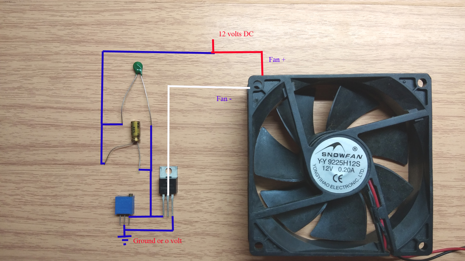 How to Make a Simple Temperature Control Fan Speed Instructables
