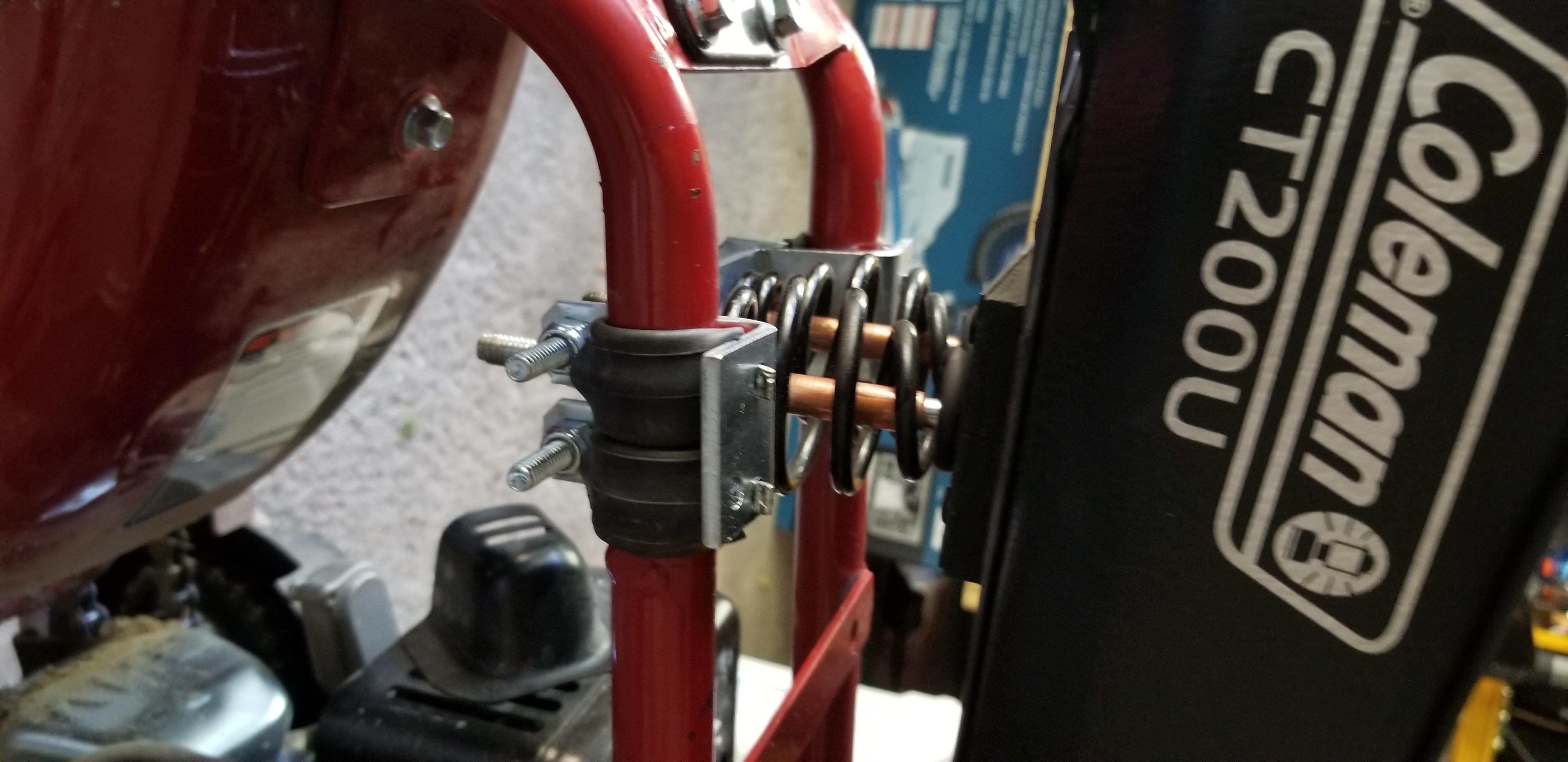 Minibike Seat Suspension (Coleman CT200U) 7 Steps (with Pictures