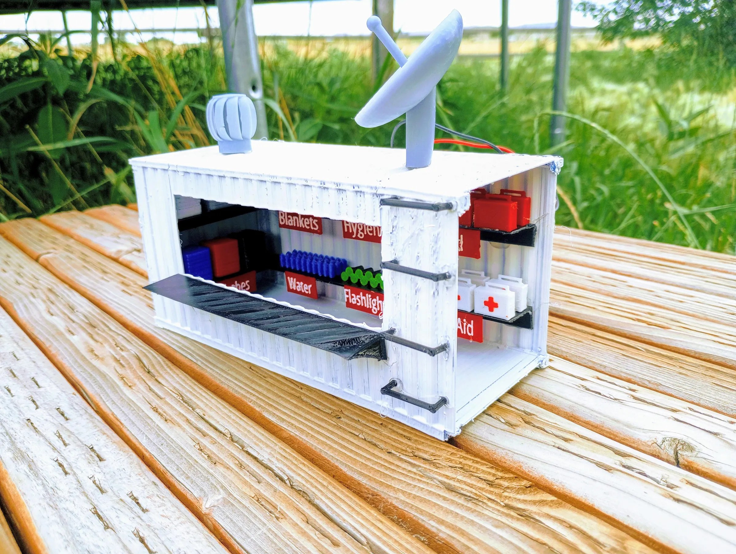 Shipping Container Disaster Relief Outpost 8 Steps Instructables