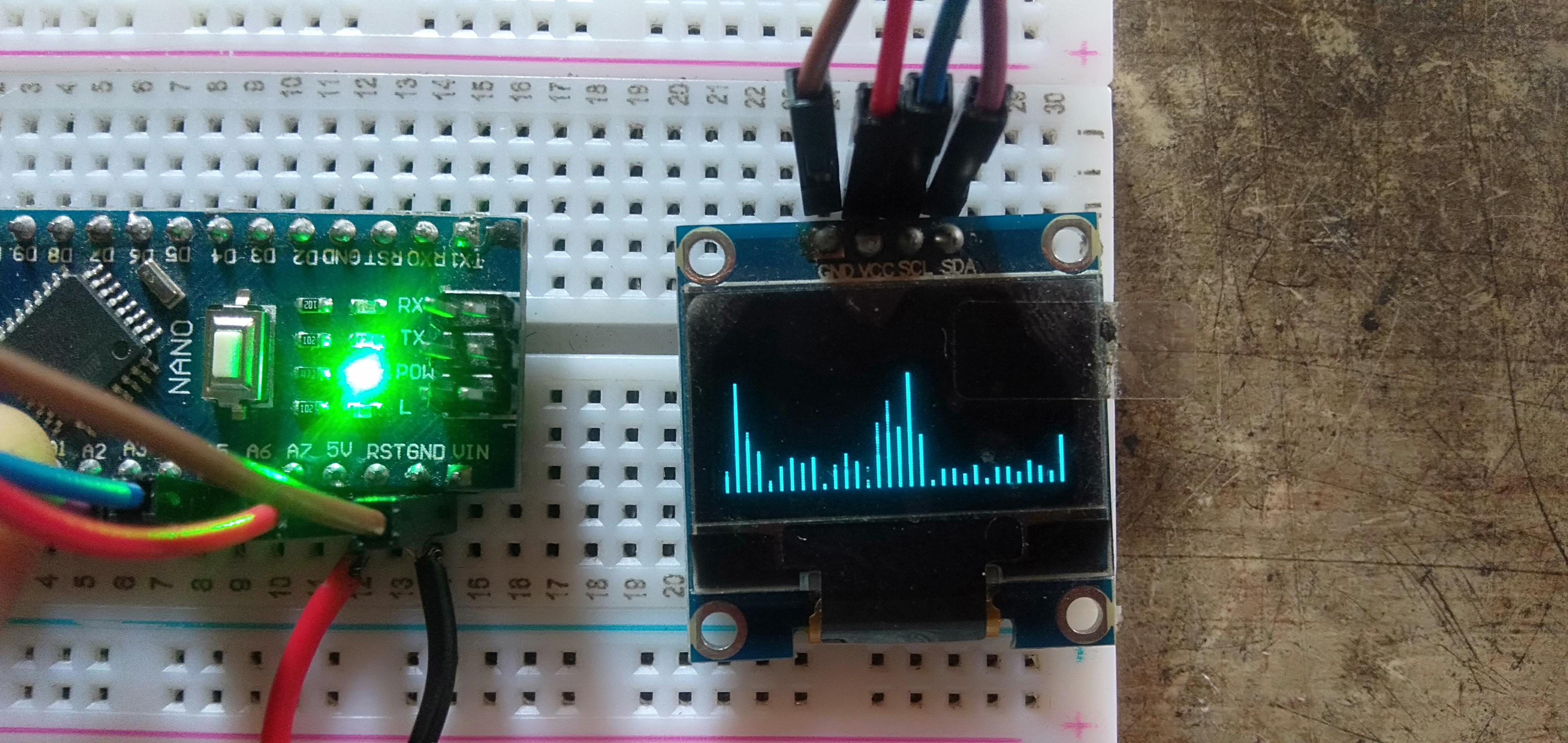 Arduino OLED Spectrum Analyzer 6 Steps (with Pictures) Instructables