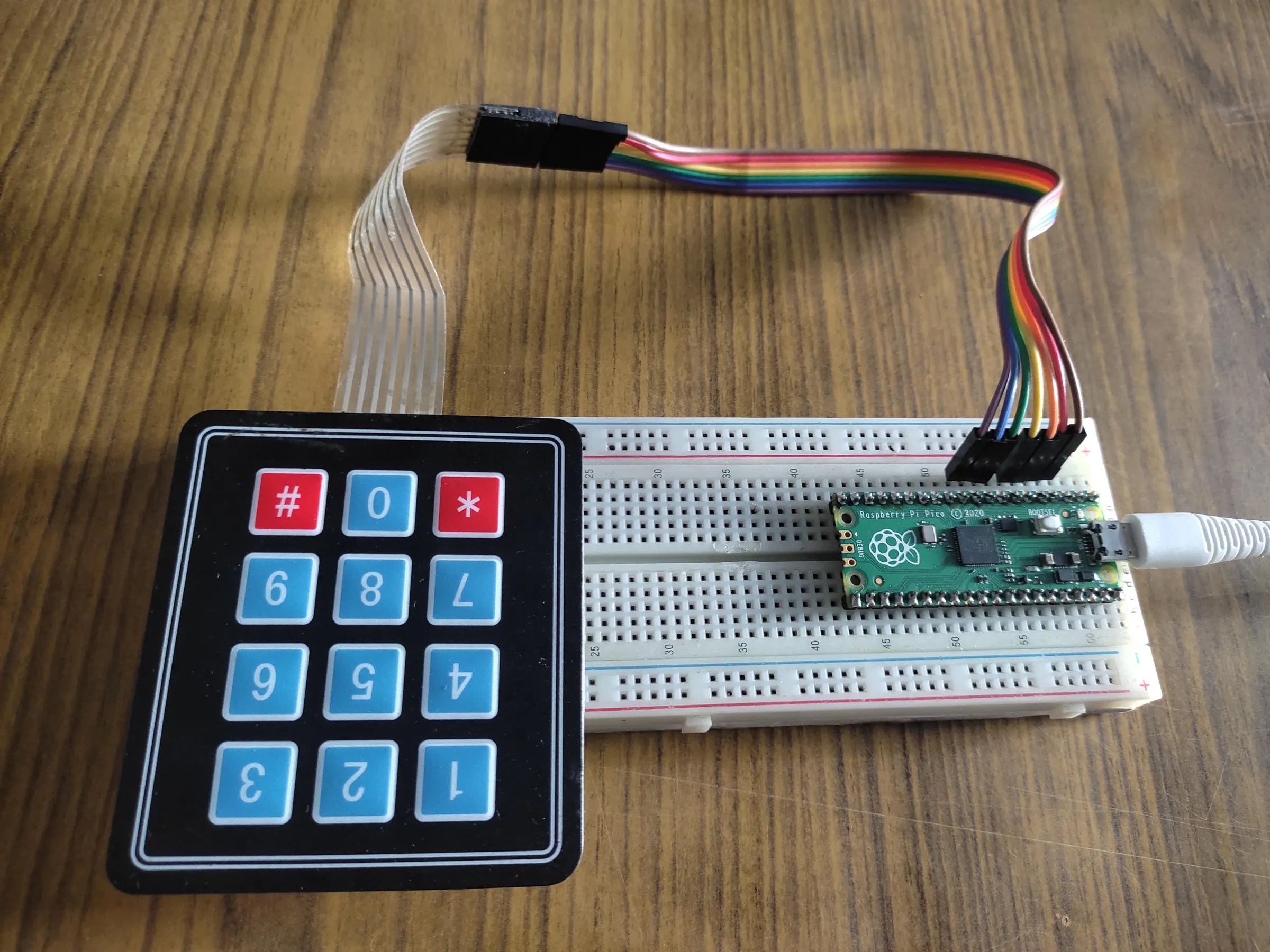 Raspberry Pi Pico and 4x3 Keypad Instructables