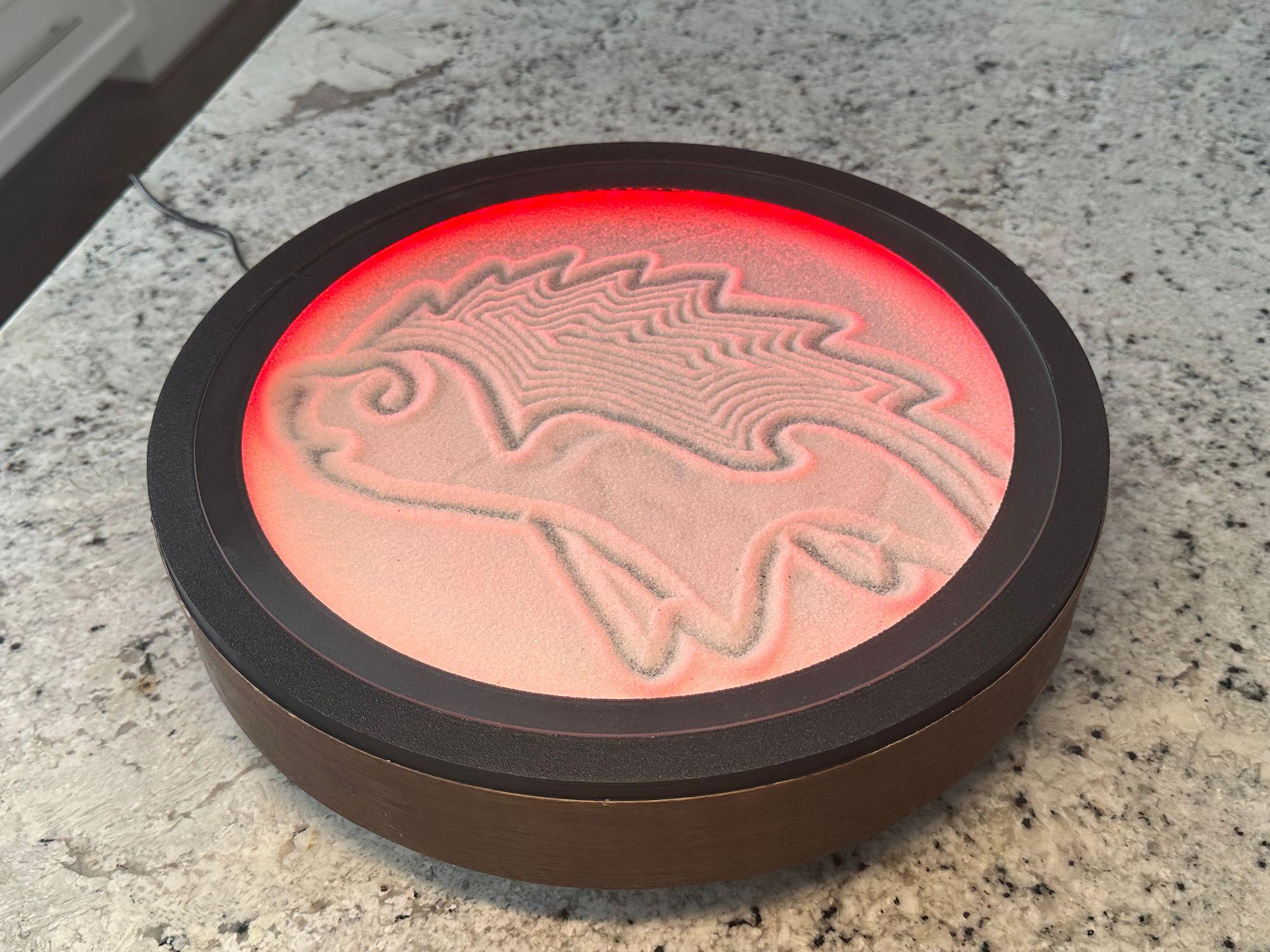 ESP32Powered Tabletop Sand Drawing Robot 14 Steps (with