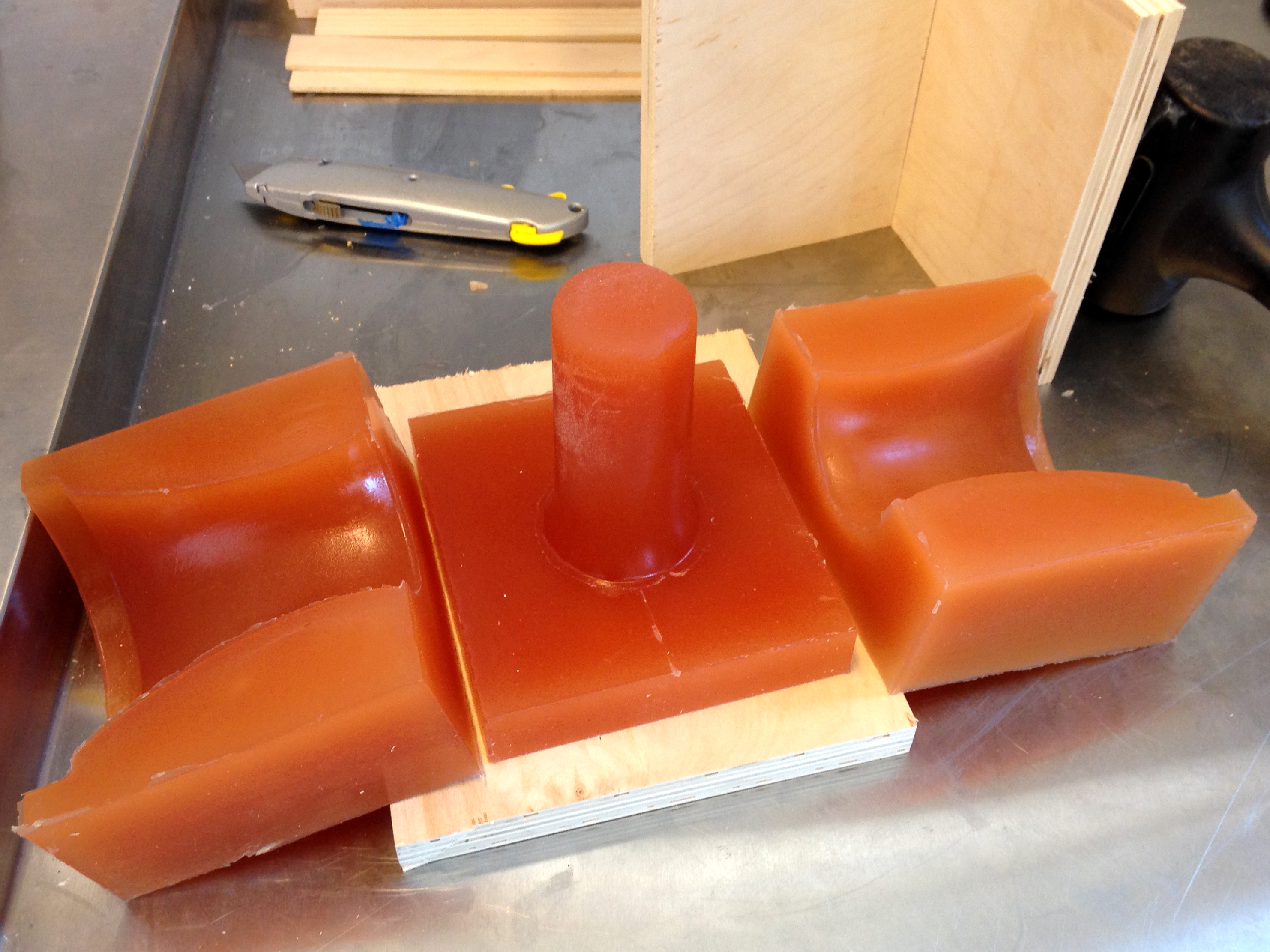 MiniNuclear Power Plant Make a Urethane Mold to Cast Concrete 13