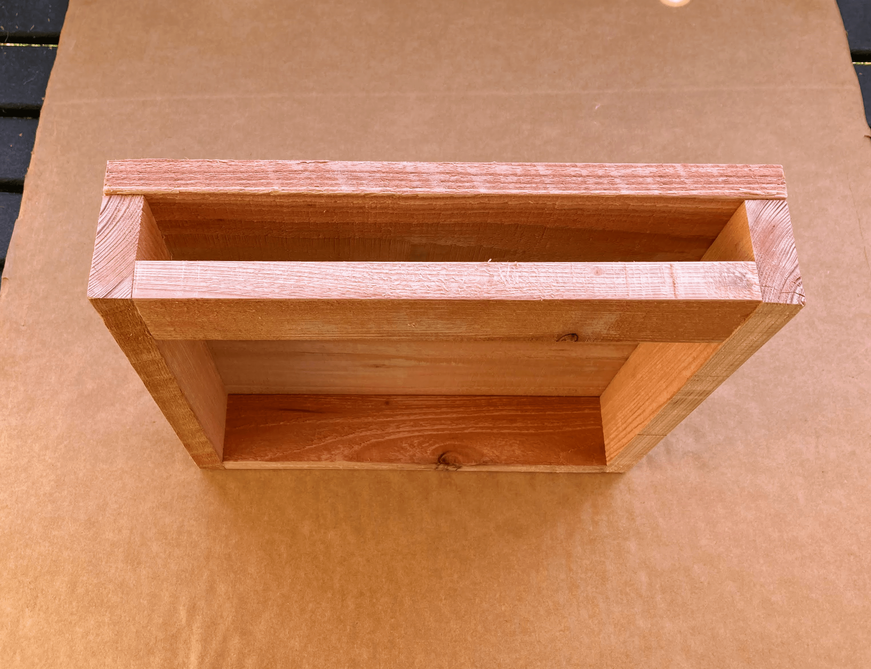 Wood Wall Hanging Box for Succulents 3 Steps (with Pictures