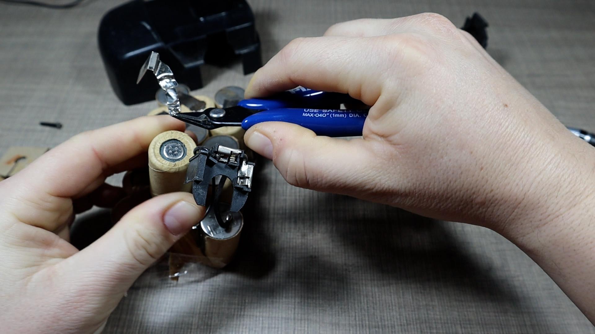 Drill Battery Conversion NiCd to Lithium 9 Steps (with Pictures