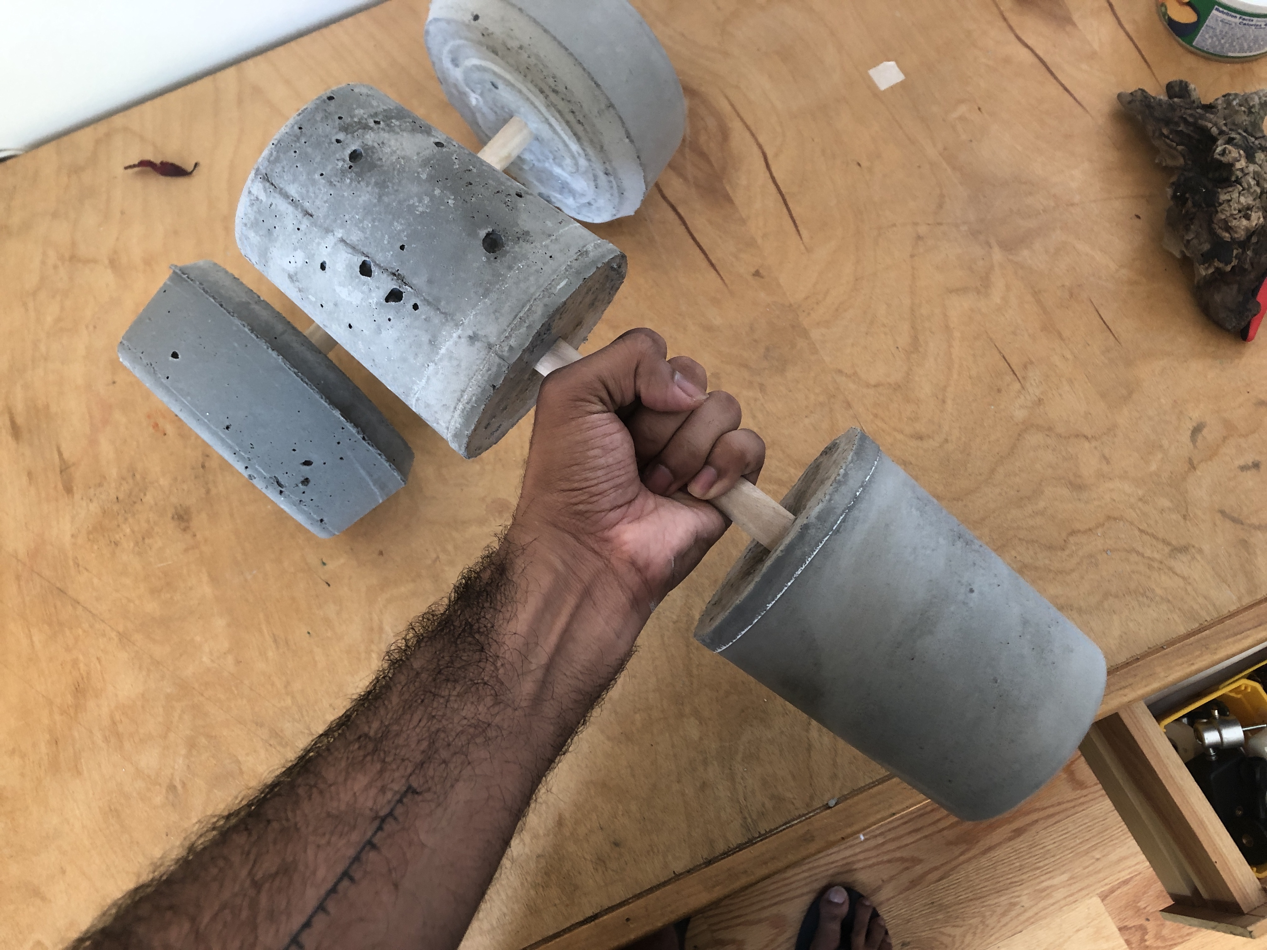 Concrete Weights for Exercise 6 Steps (with Pictures) Instructables