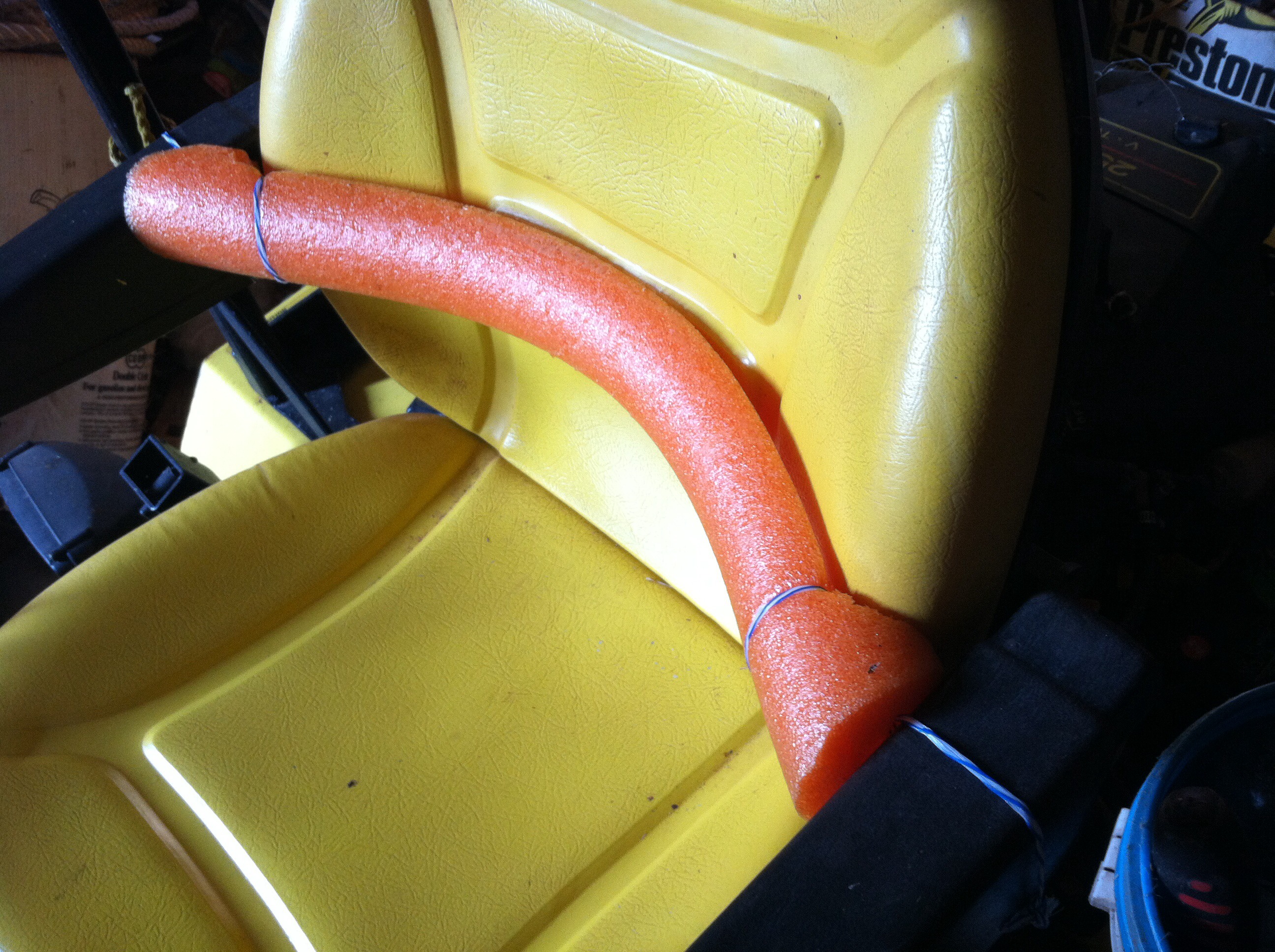 Lawn Mower Lumbar Support 5 Steps Instructables