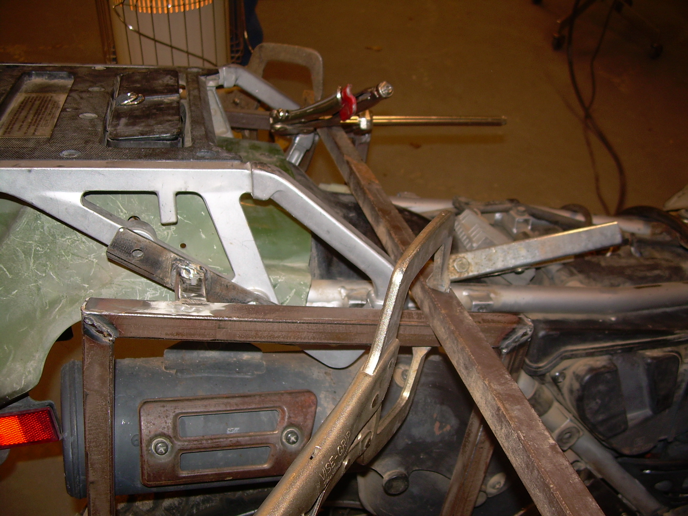 Motorcycle Panniers Made Out of Plastic Ammo Boxes 7 Steps Instructables