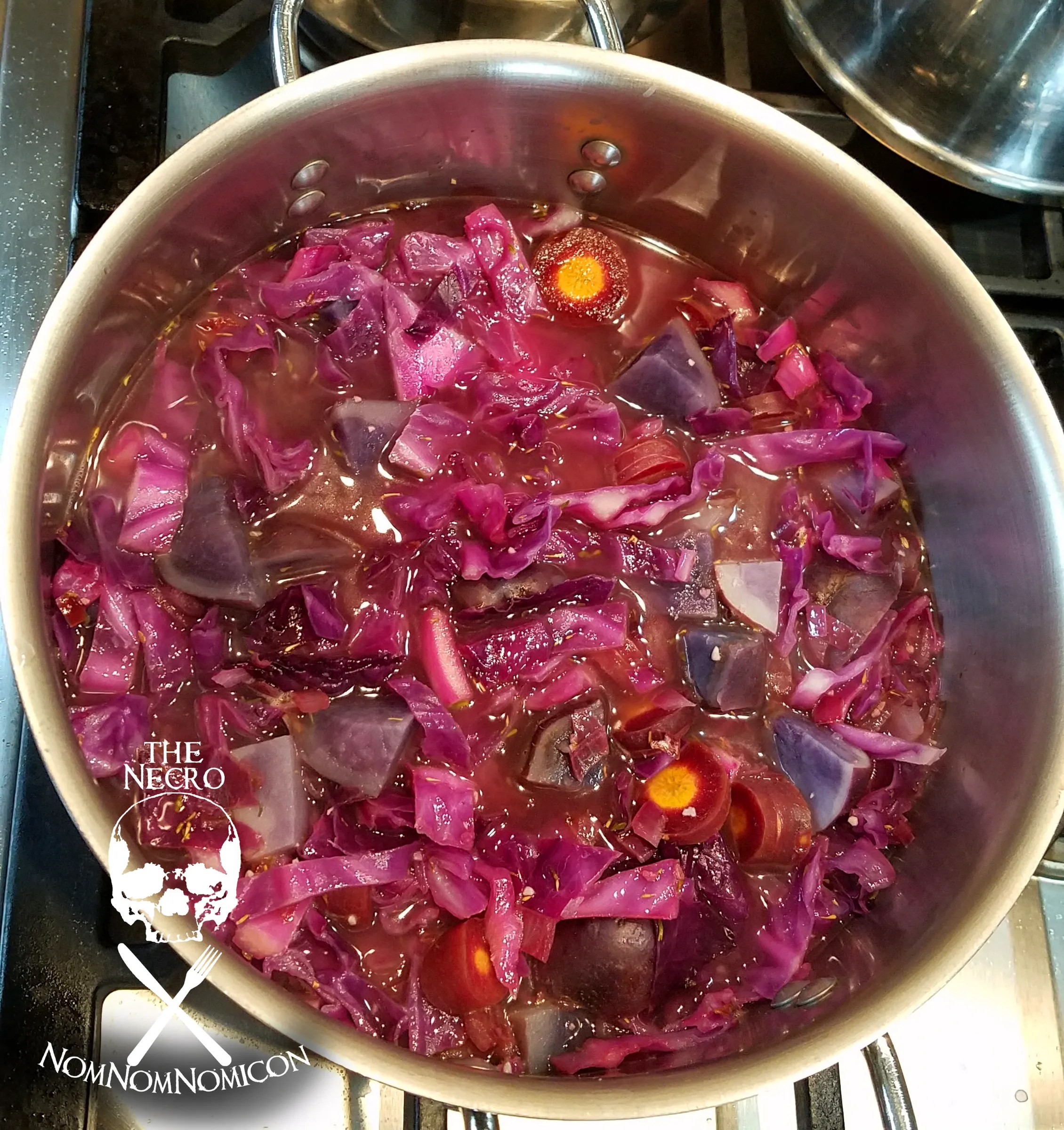 Hypnotically Violet Voodoo Veggie Soup 5 Steps (with Pictures