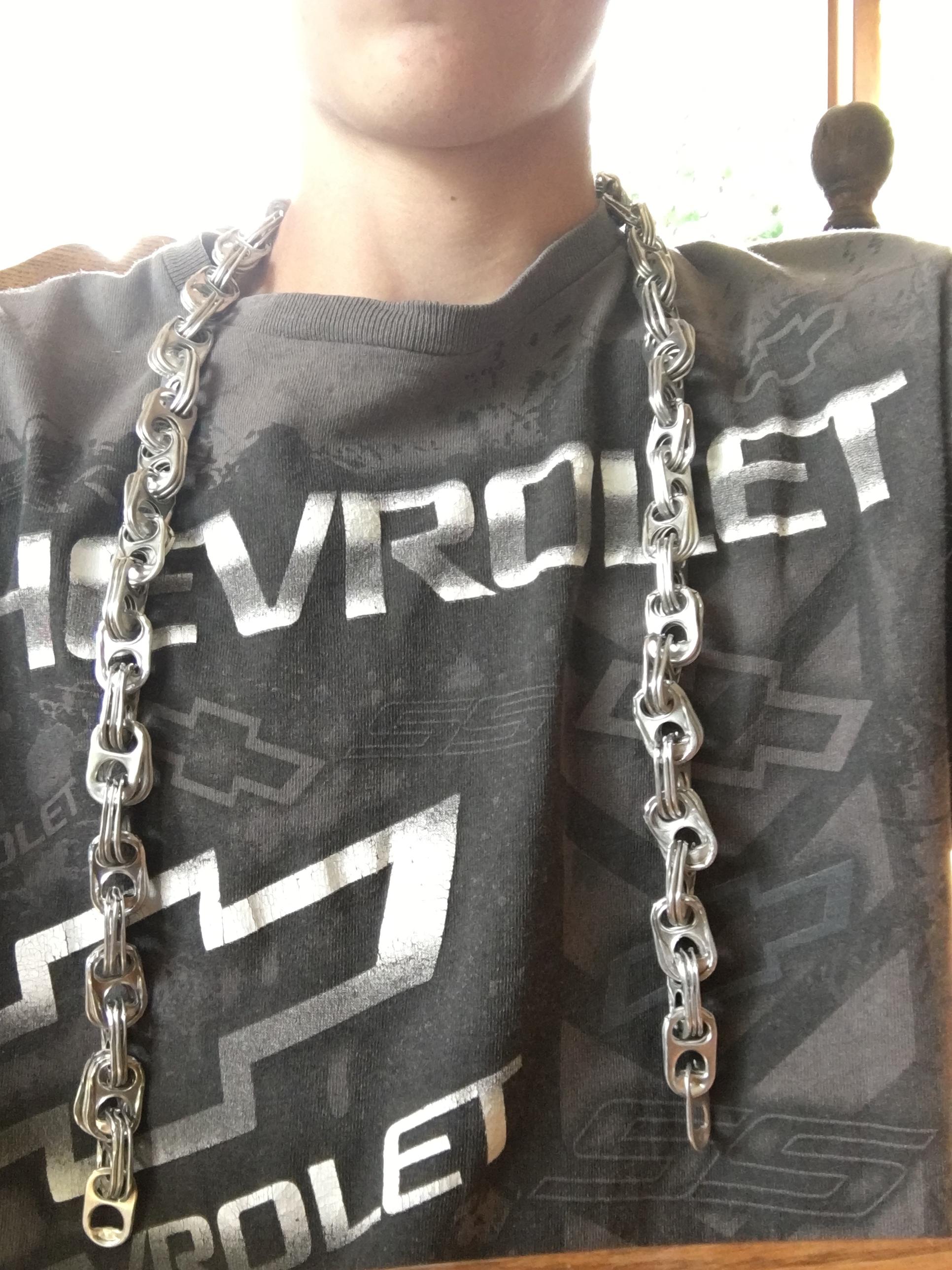 Lightweight Pop Tab Chain 3 Steps Instructables