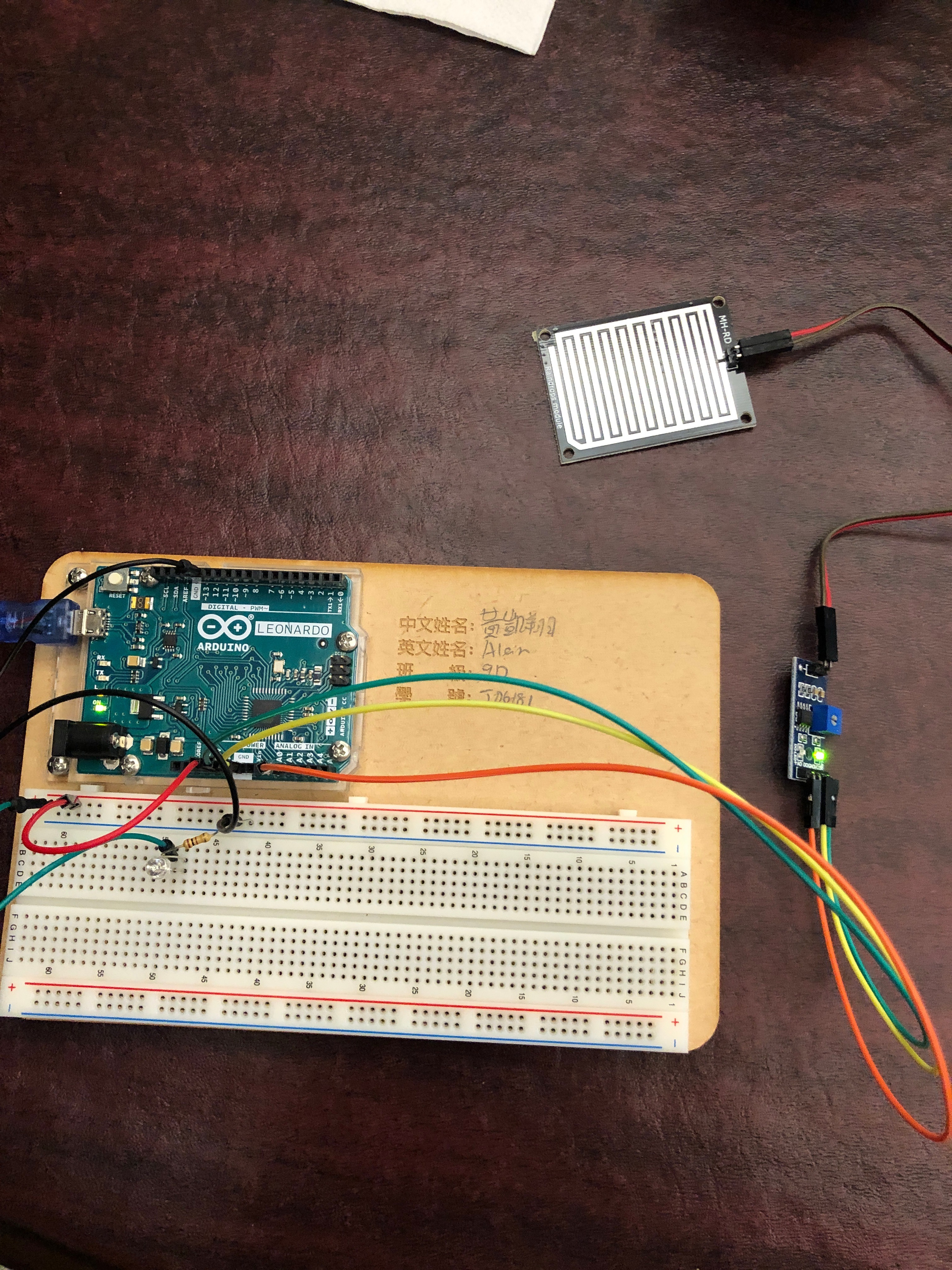 Raindrop Detector 3 Steps Instructables