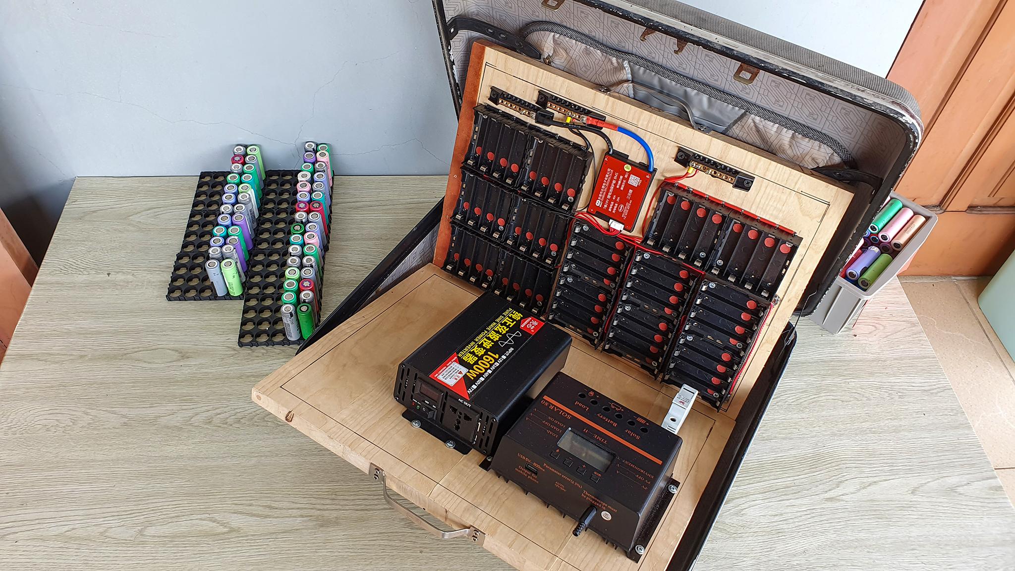 Lowcost Portable Power Station From Old Laptop Batteries 8 Steps