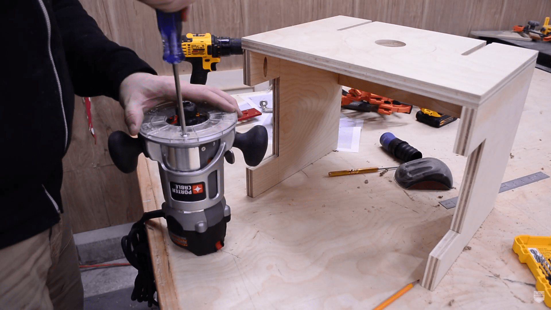 How to Build a Portable Router Table DIY Woodworking Shop Project