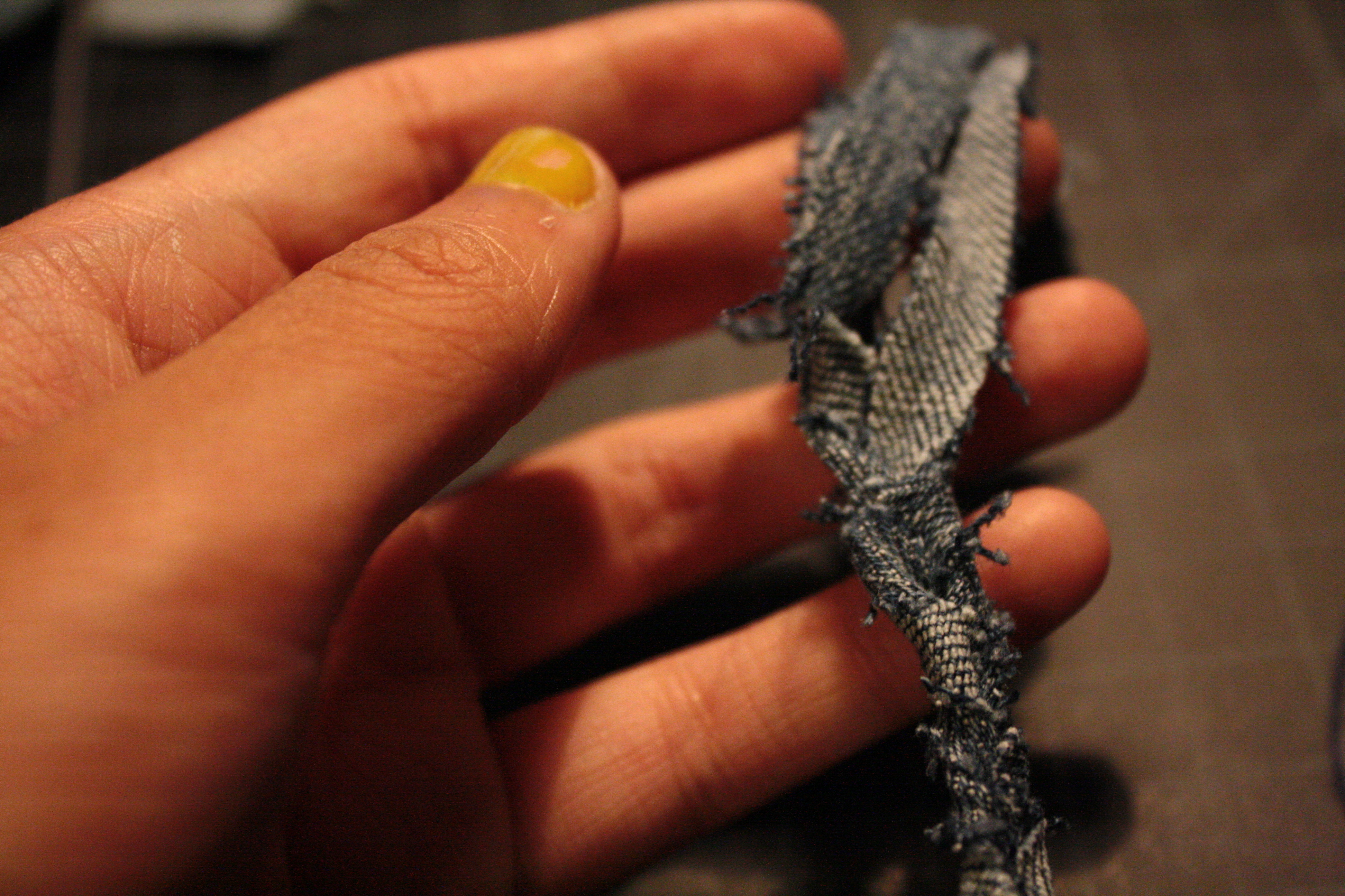 Simple Jean Headband 7 Steps Instructables