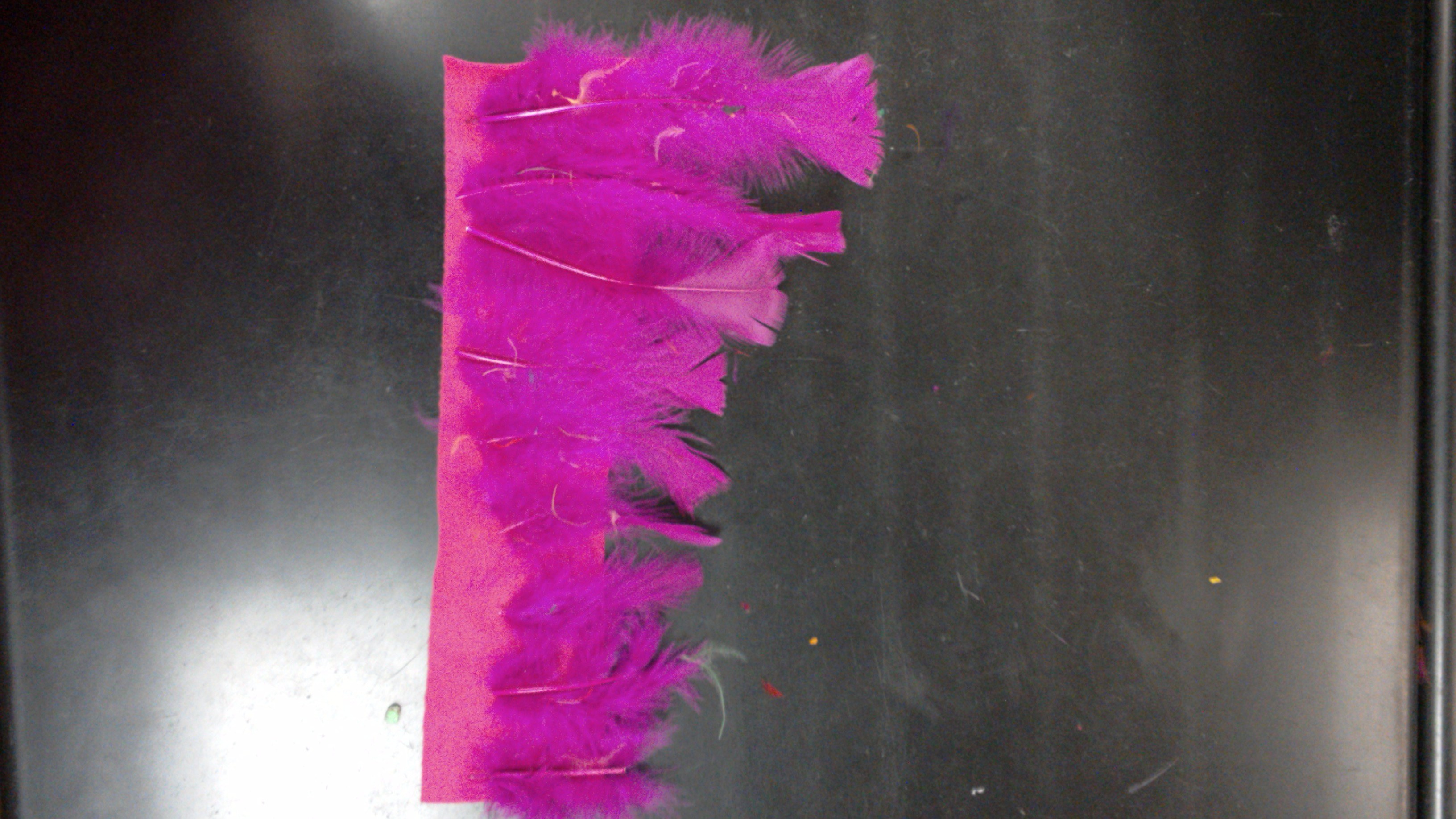 Fake Feather Flower Made by Tracy Li 8 Steps Instructables