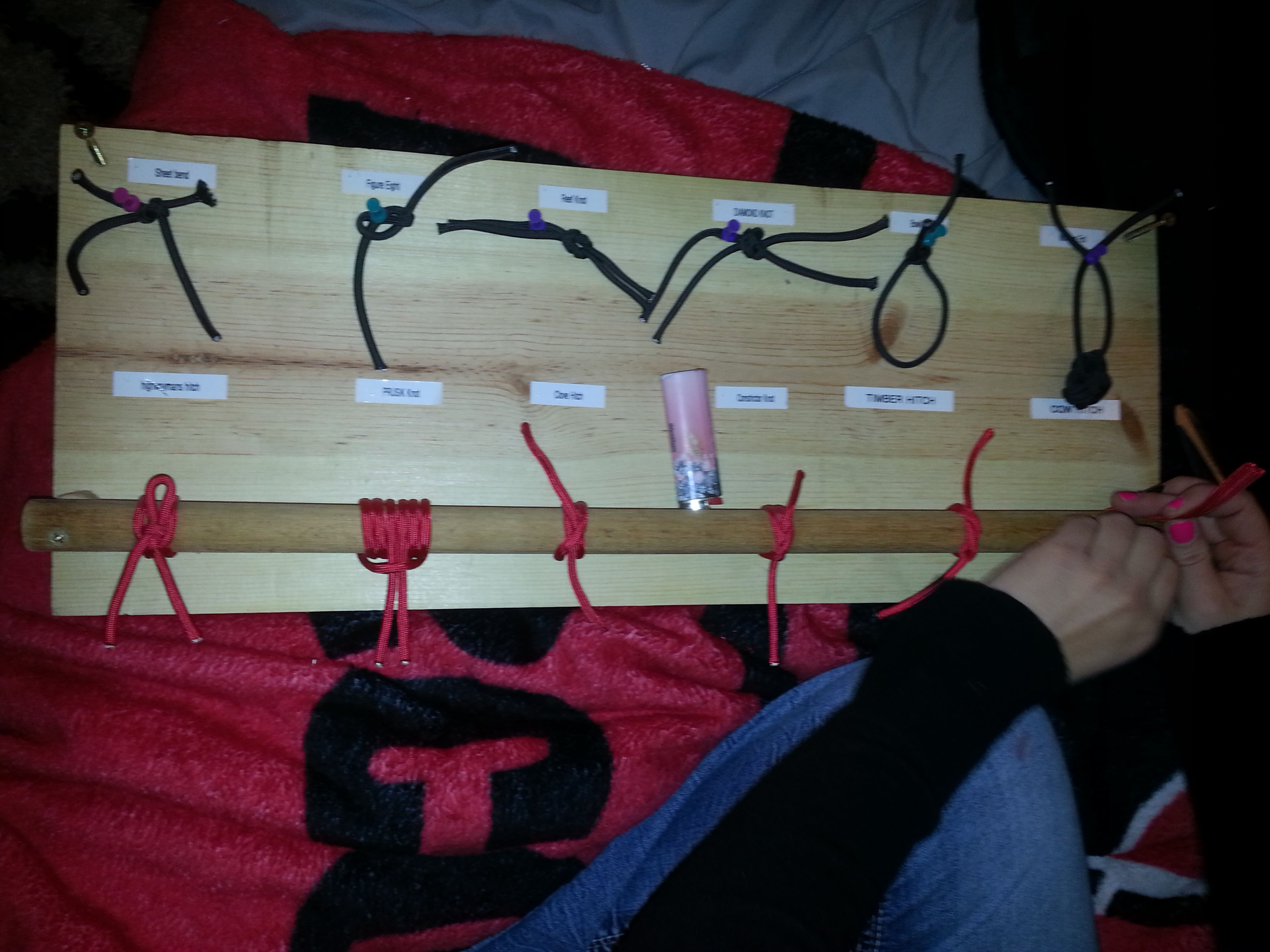 Knot Display Board 4 Steps Instructables