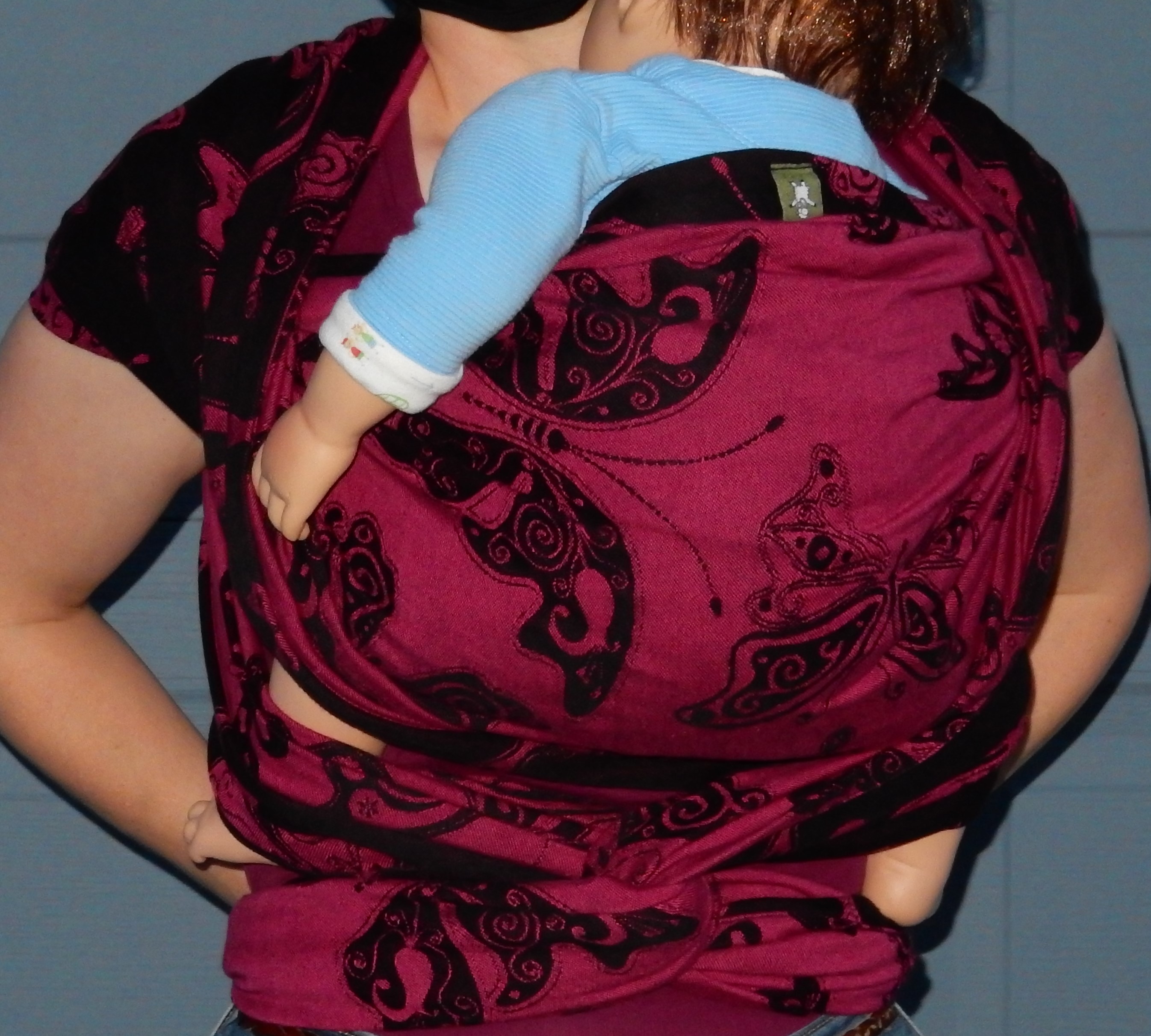 How to Tie a Kangaroo Carry With a Woven Baby Wrap 24 Steps