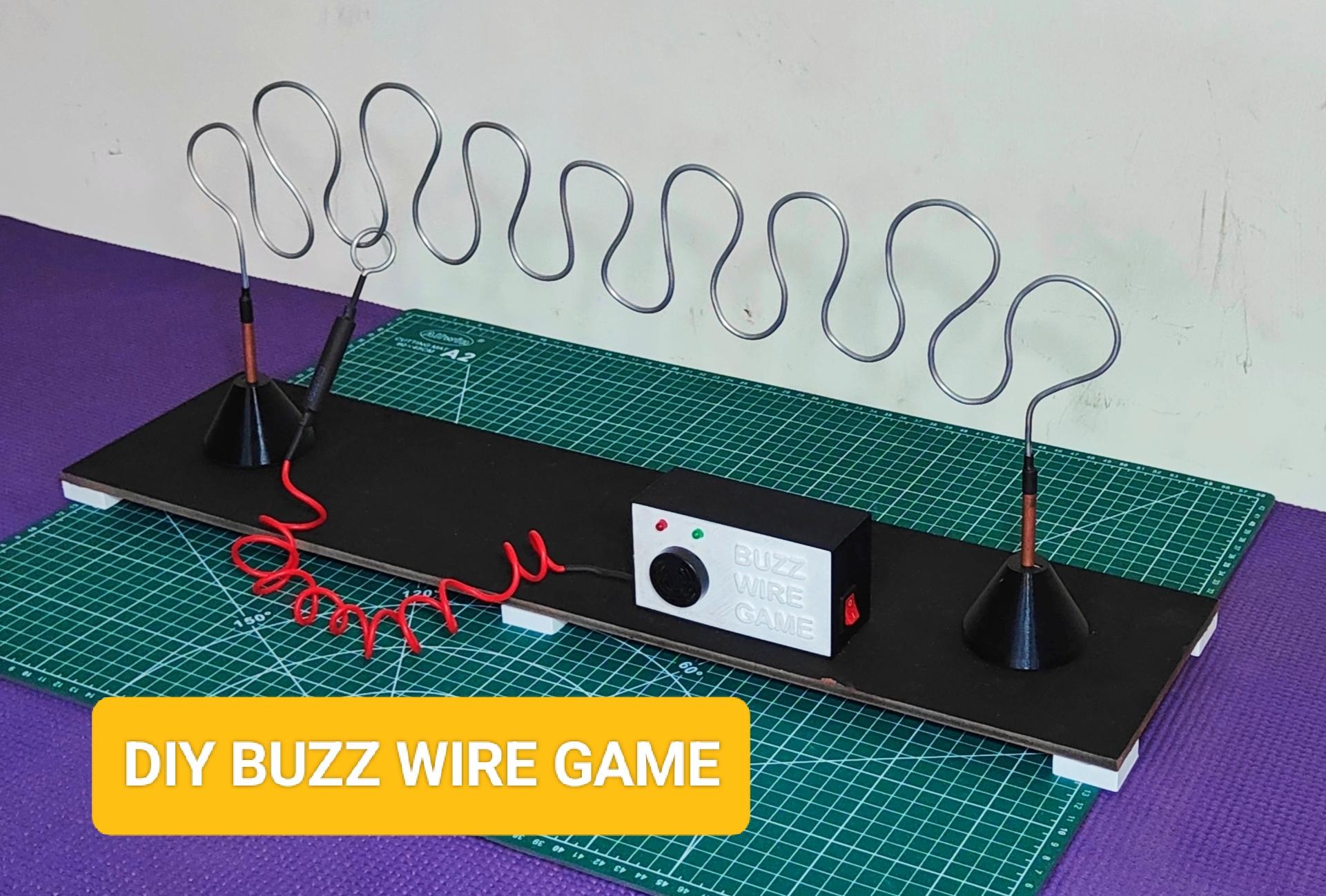DIY Arduino Controlled Buzz Wire Game 19 Steps (with Pictures