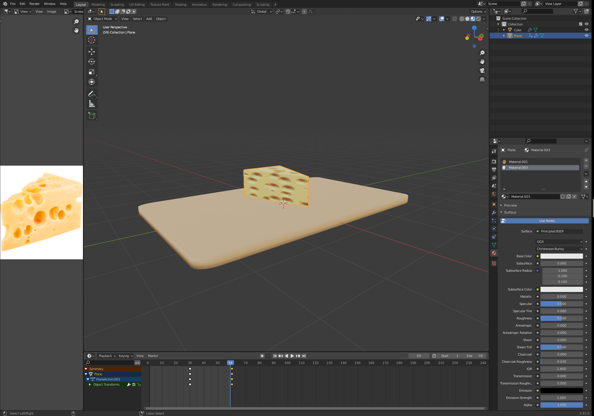 Bouncing Cheese in Blender 23 Steps Instructables