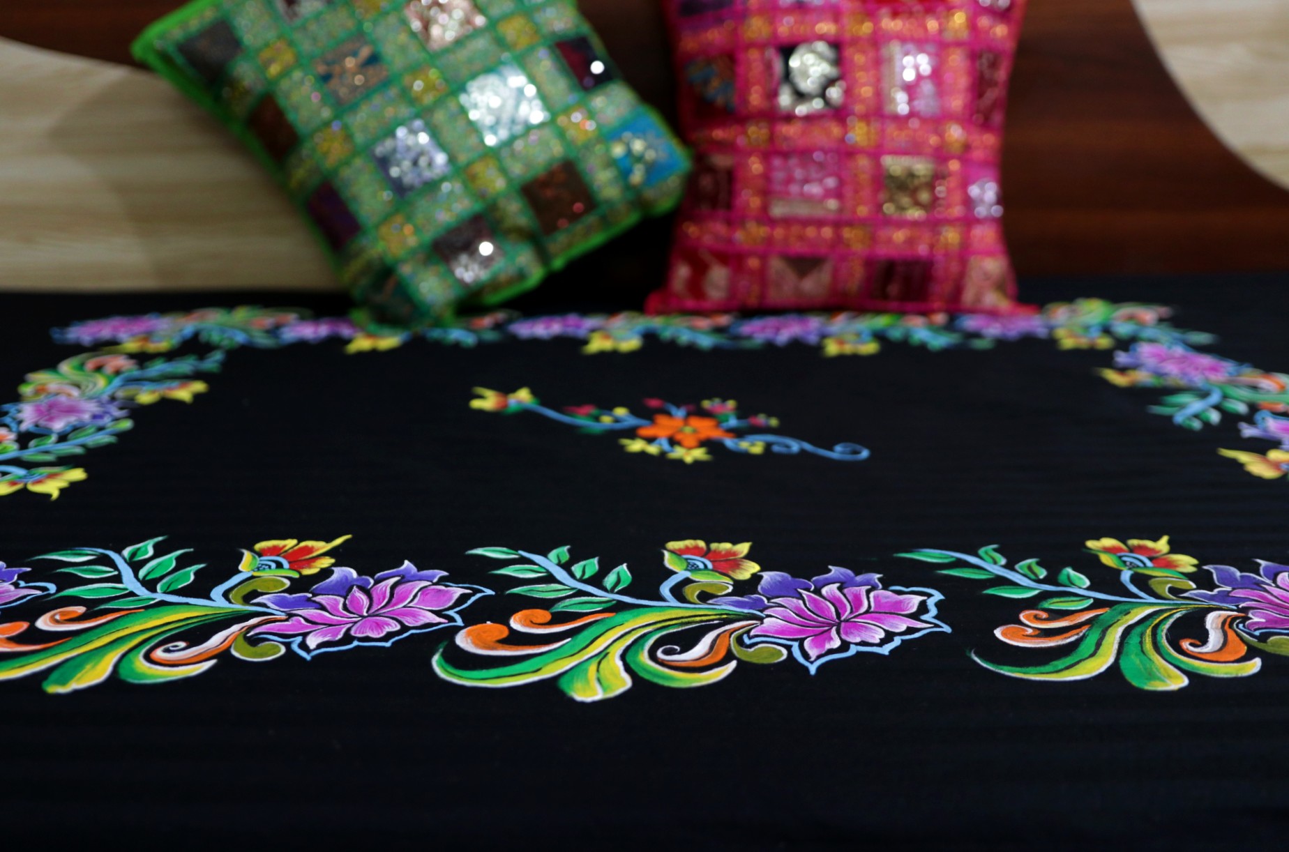 DIY Hand Painted Bed Sheet 13 Steps Instructables