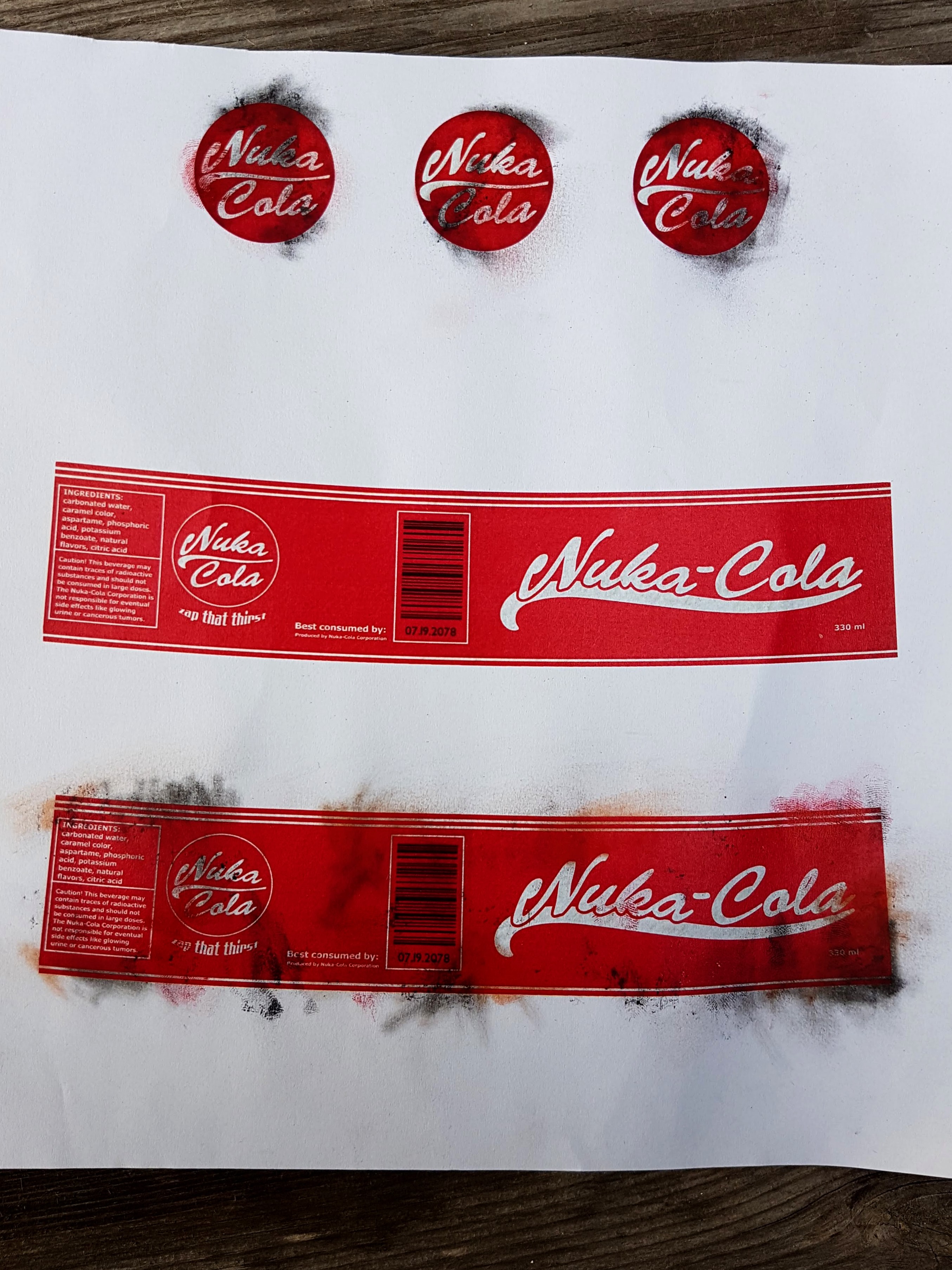 Nuka Cola Quantum Bottles and Caps 8 Steps (with Pictures