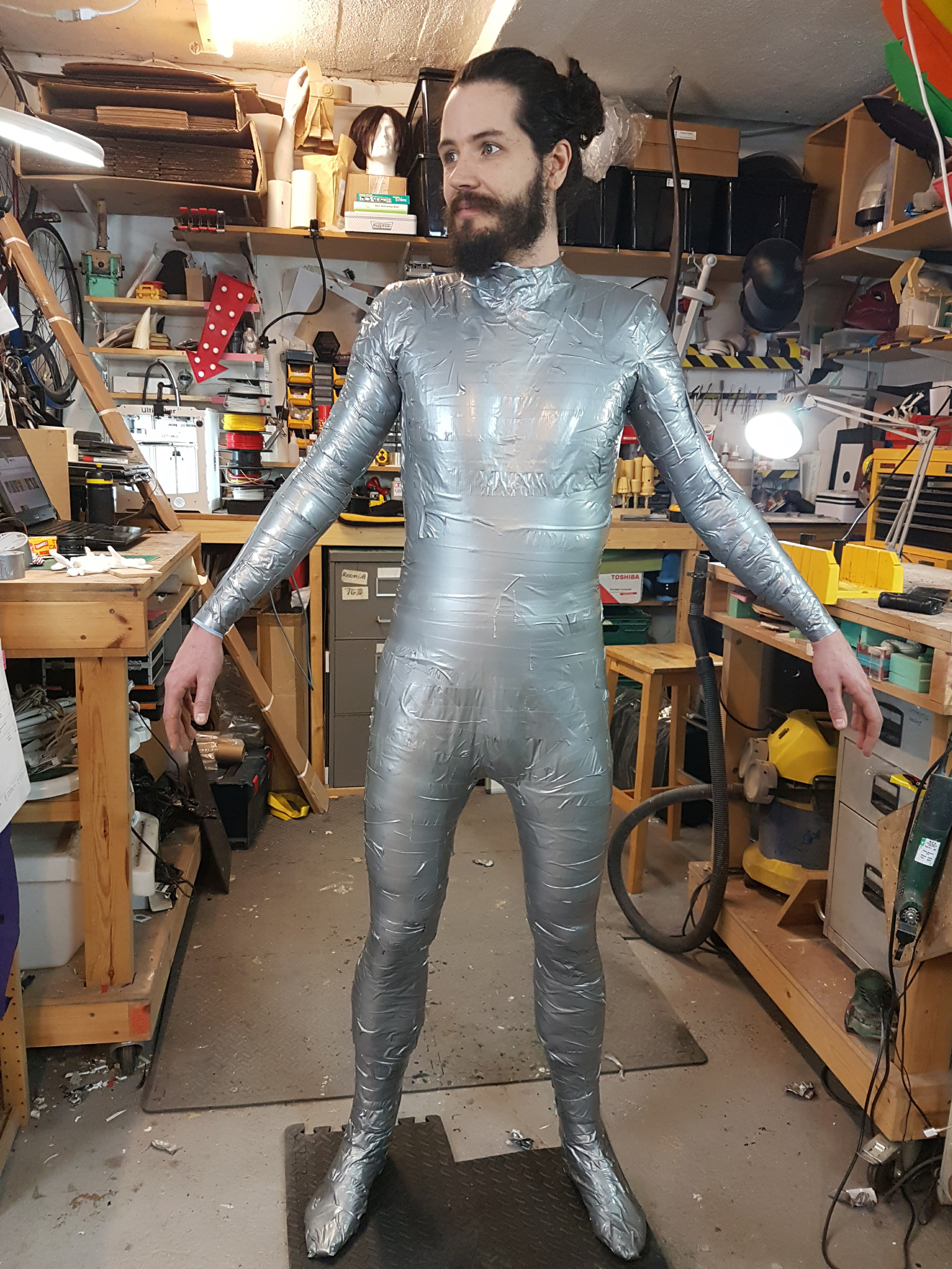 Duct Tape Mannequin 8 Steps (with Pictures) Instructables