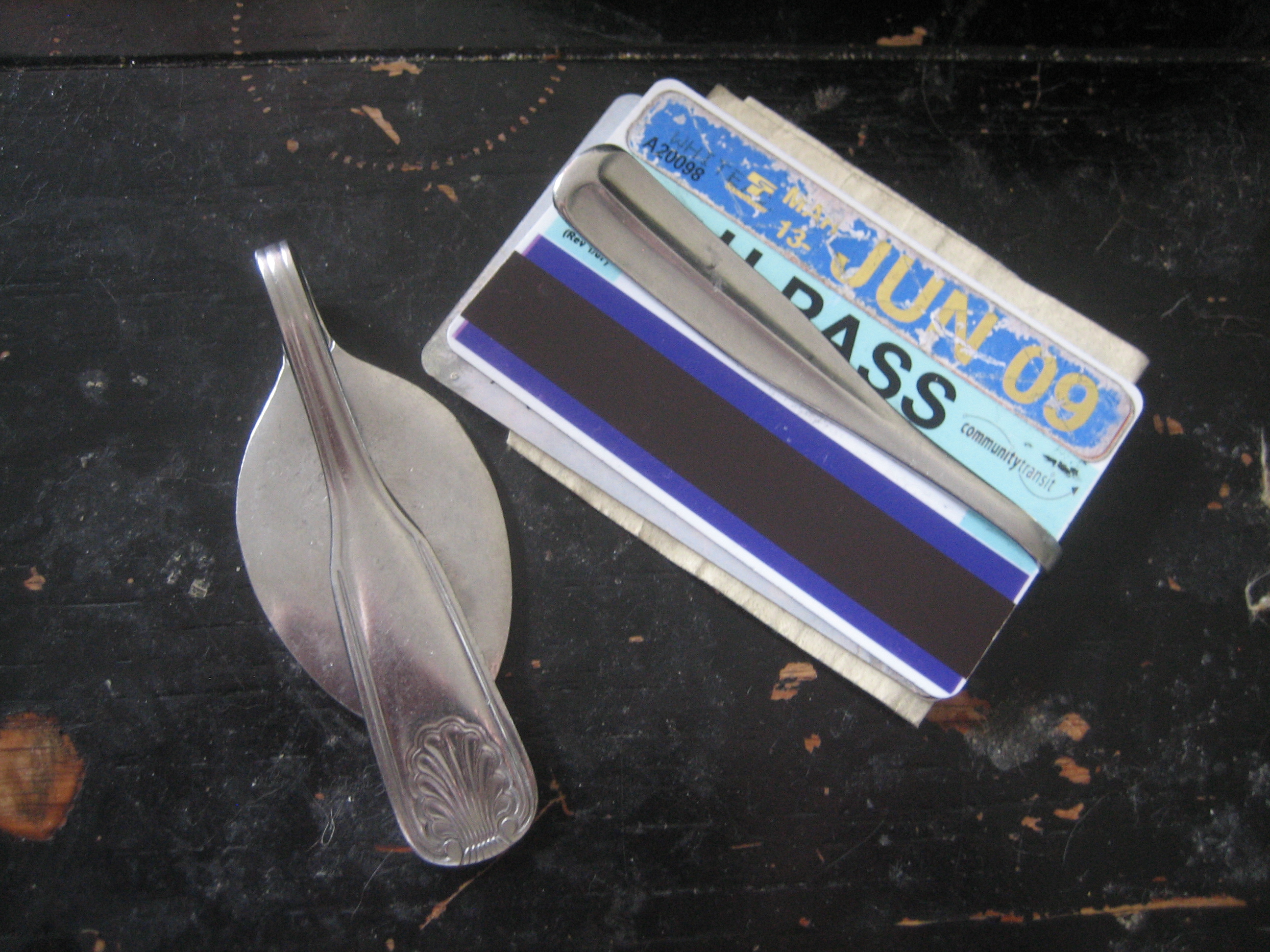 Spoon Money Clip 5 Steps Instructables