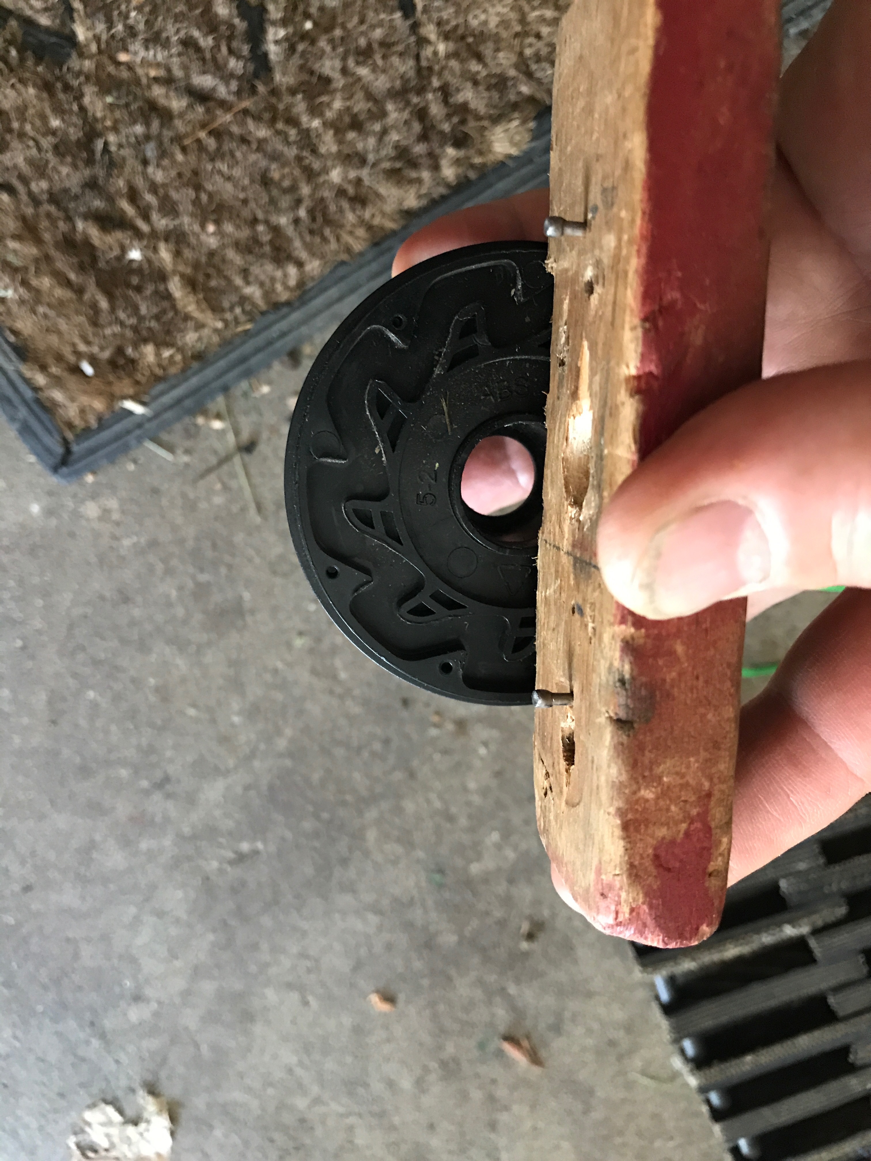 String Trimmer Winding Tool 3 Steps Instructables