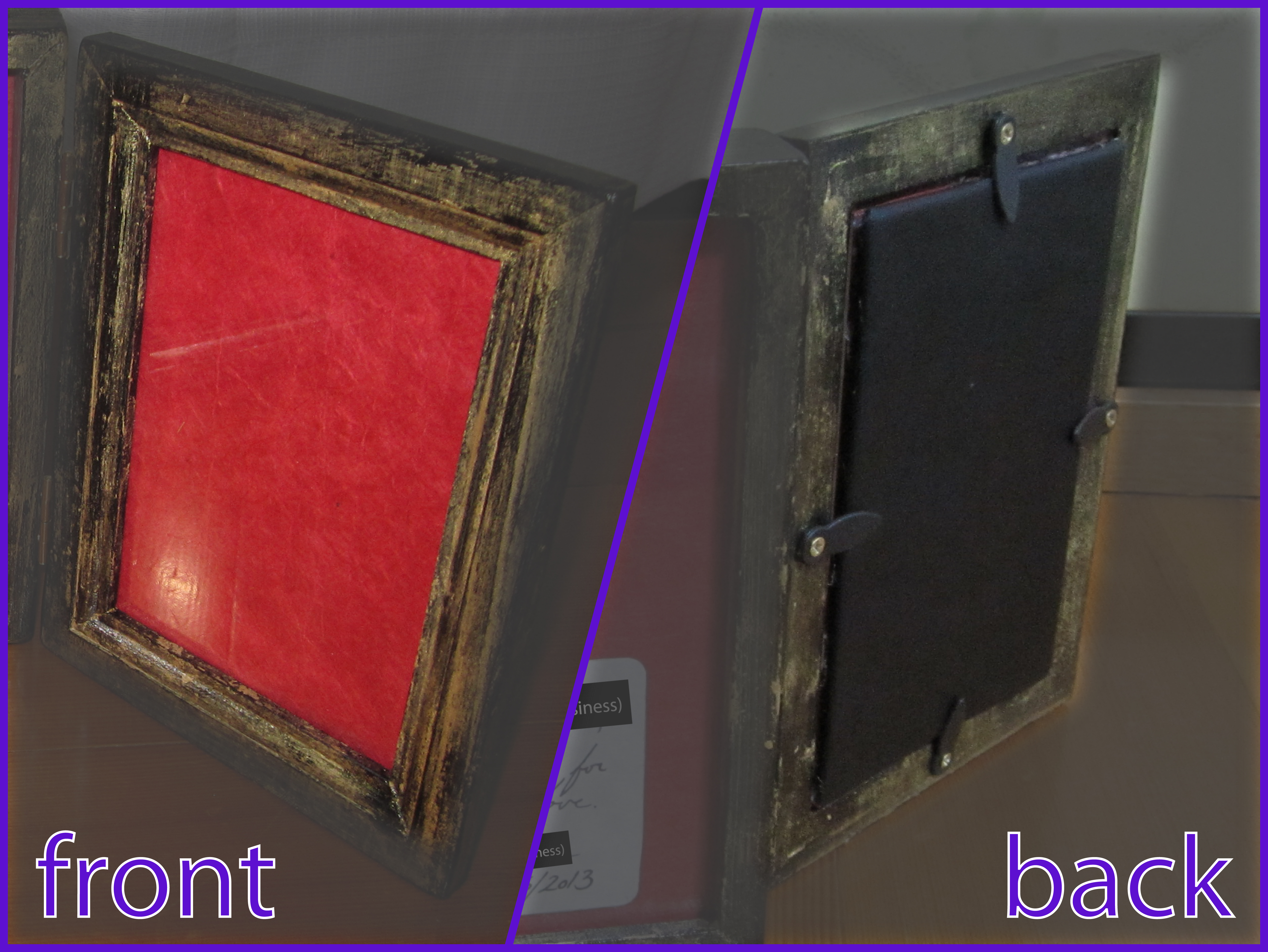 TriFold Picture Frame Gift 9 Steps (with Pictures) Instructables