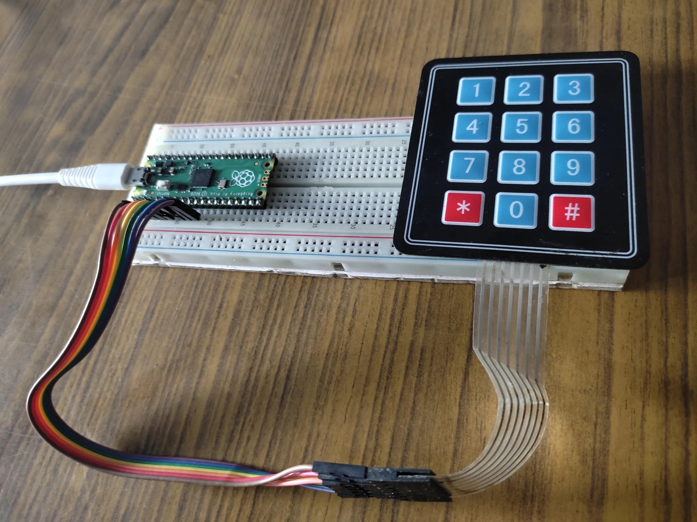 Raspberry Pi Pico and 4x3 Keypad Instructables