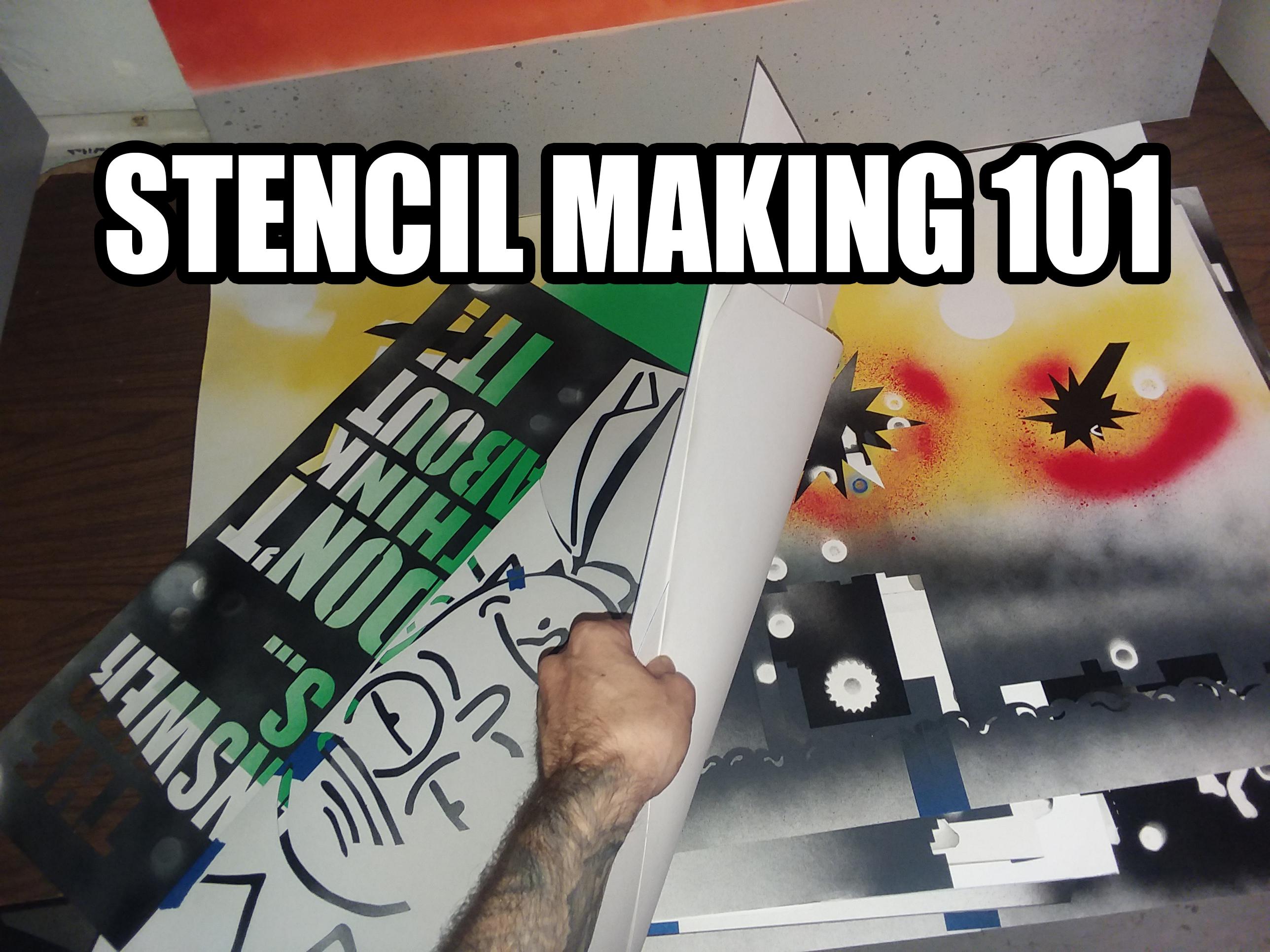 Spray Paint Stencil Making 101 5 Steps (with Pictures) Instructables