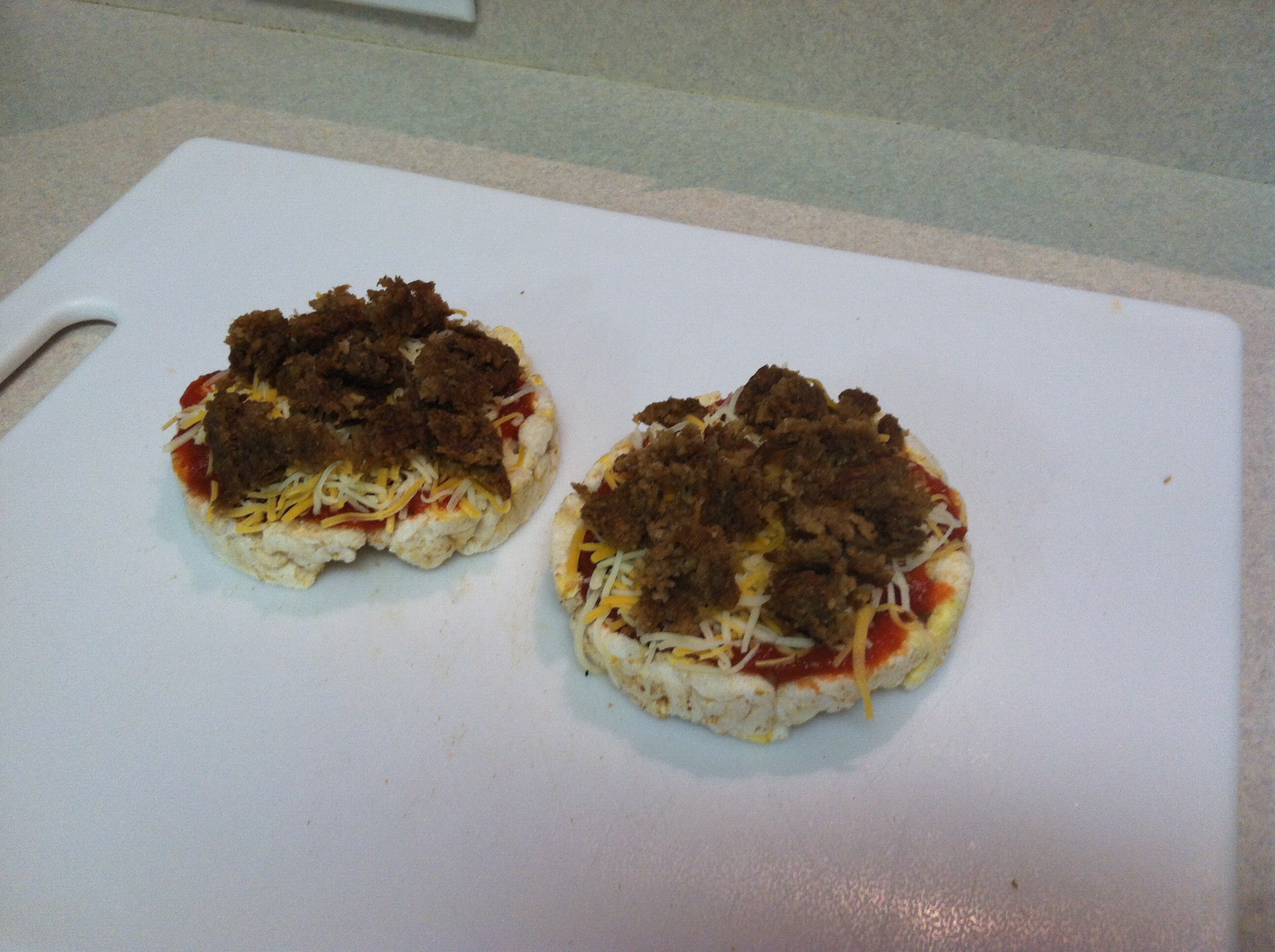 Healthy Rice Cake Pizza 11 Steps Instructables