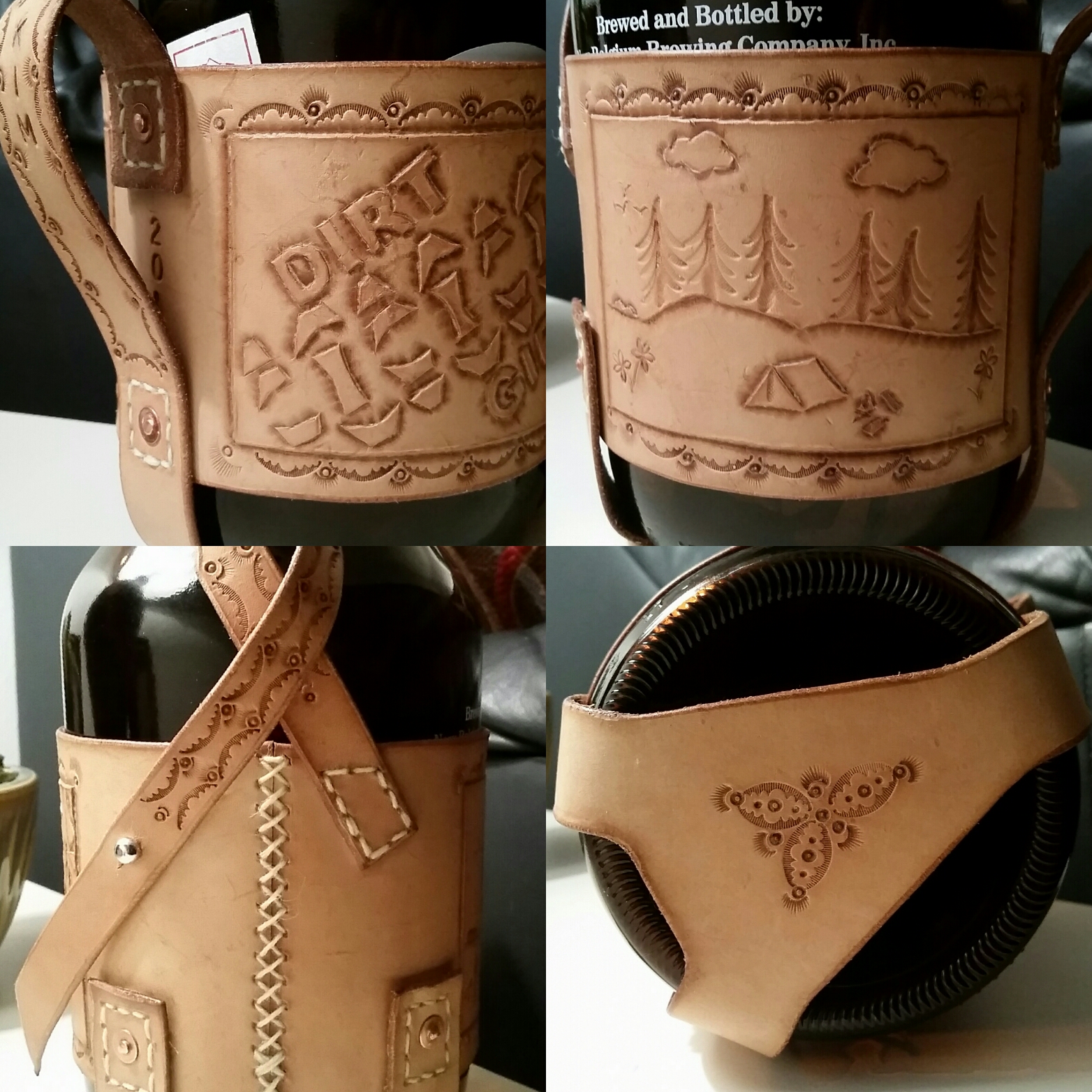 Leather Beer Growler Holder 7 Steps (with Pictures) Instructables