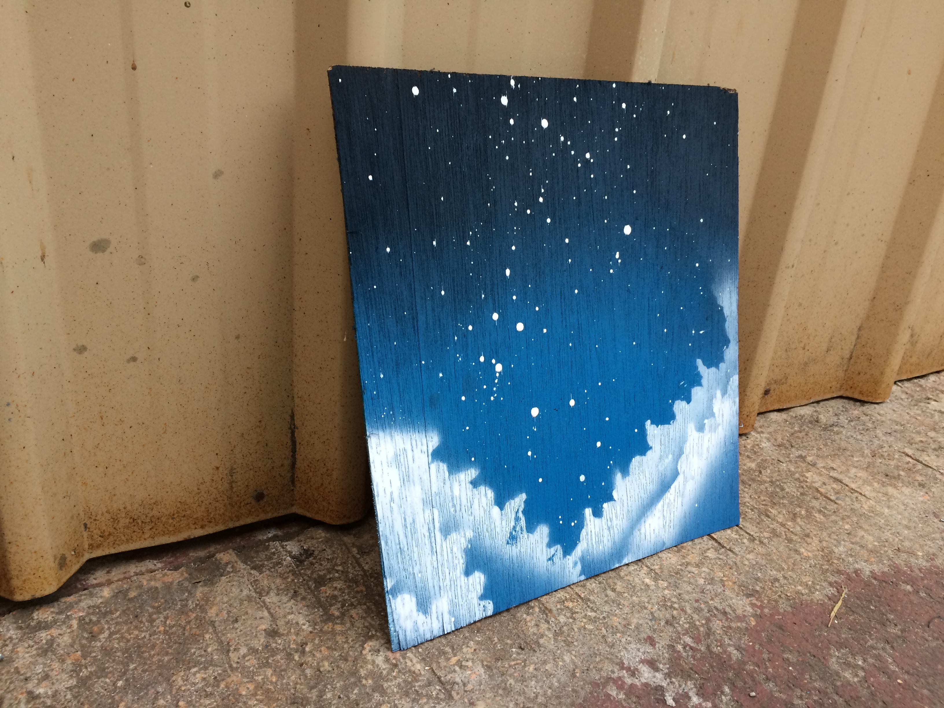 Cloudy Night Spray Paint Print 5 Steps (with Pictures) Instructables