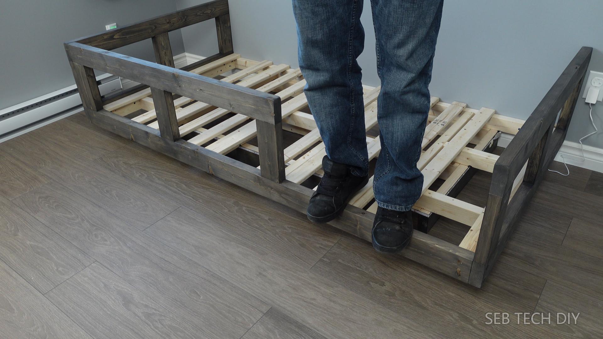 DIY Floating Bed Frame 14 Steps (with Pictures) Instructables