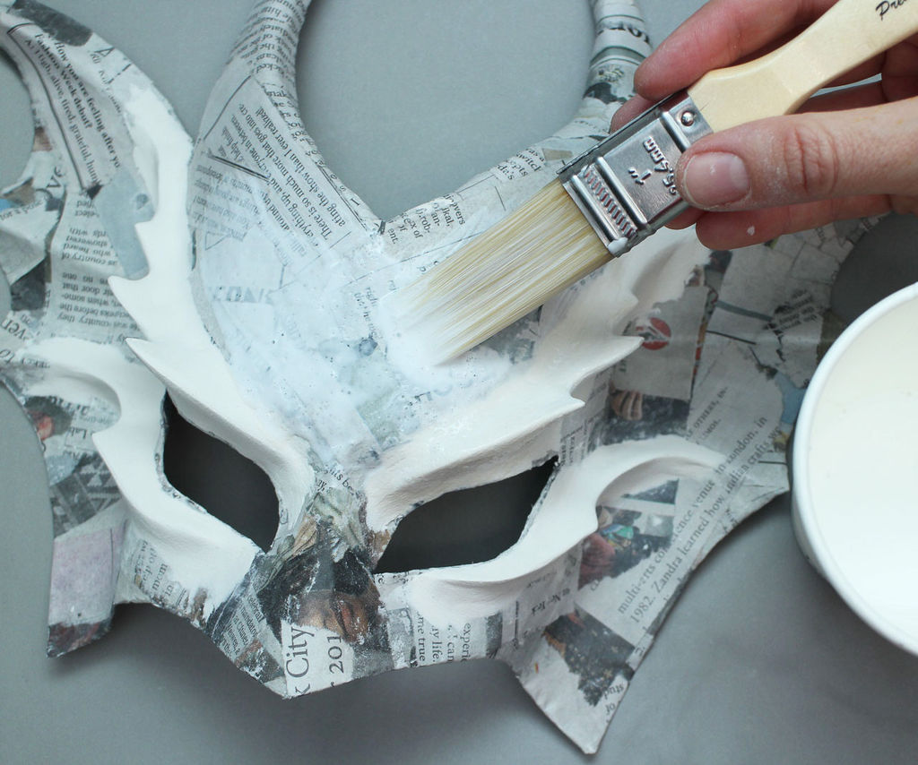 Paper Mache Class Paper Mache With Glue Instructables