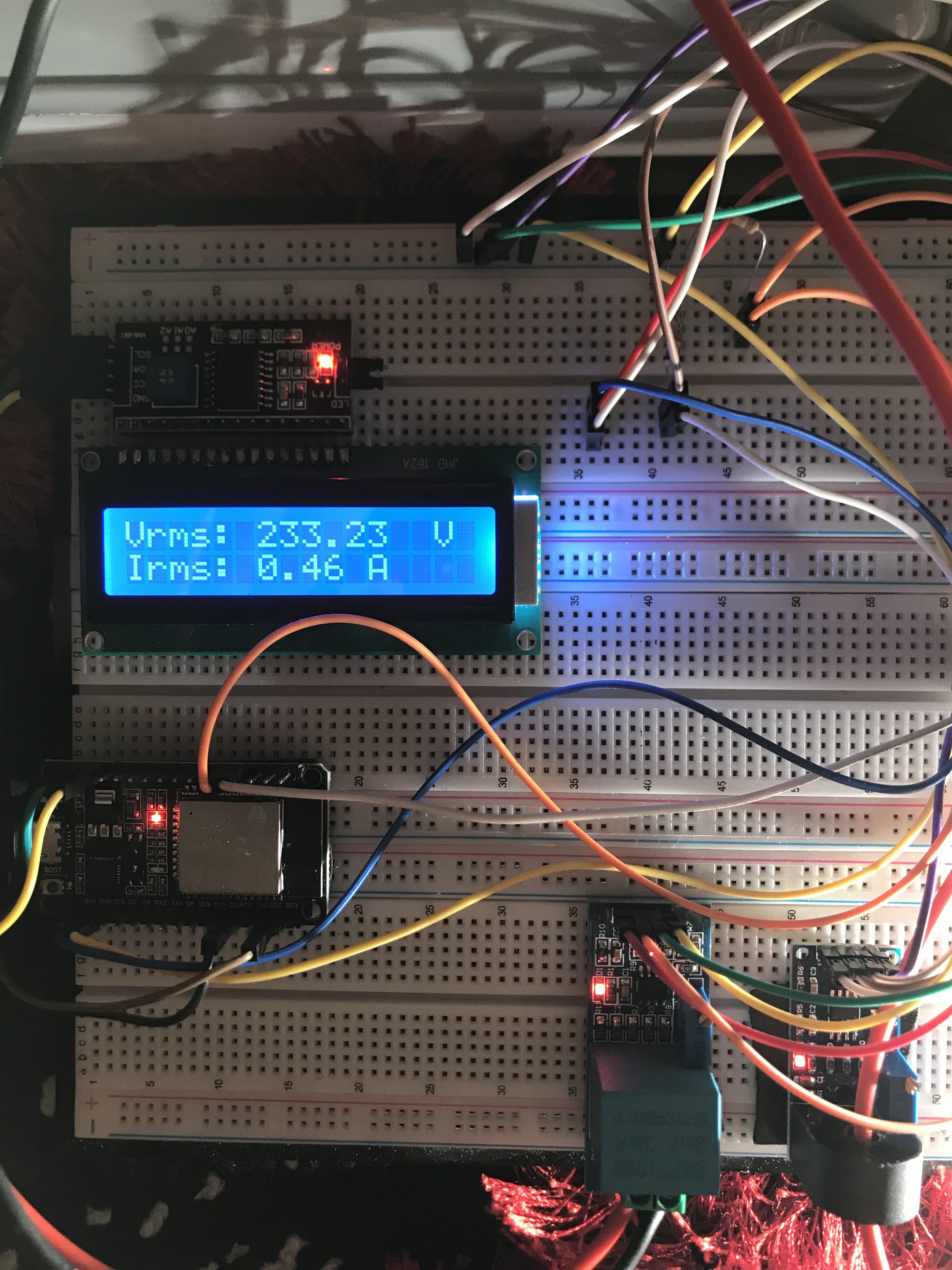 AC Power Meter Using a Microcontroller (ESP32) Instructables
