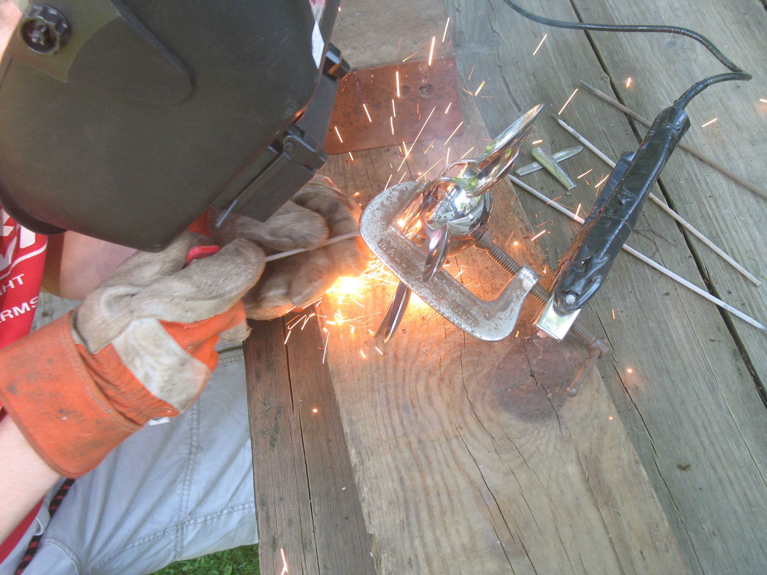 Weld a Spoon Flower! 5 Steps (with Pictures) Instructables