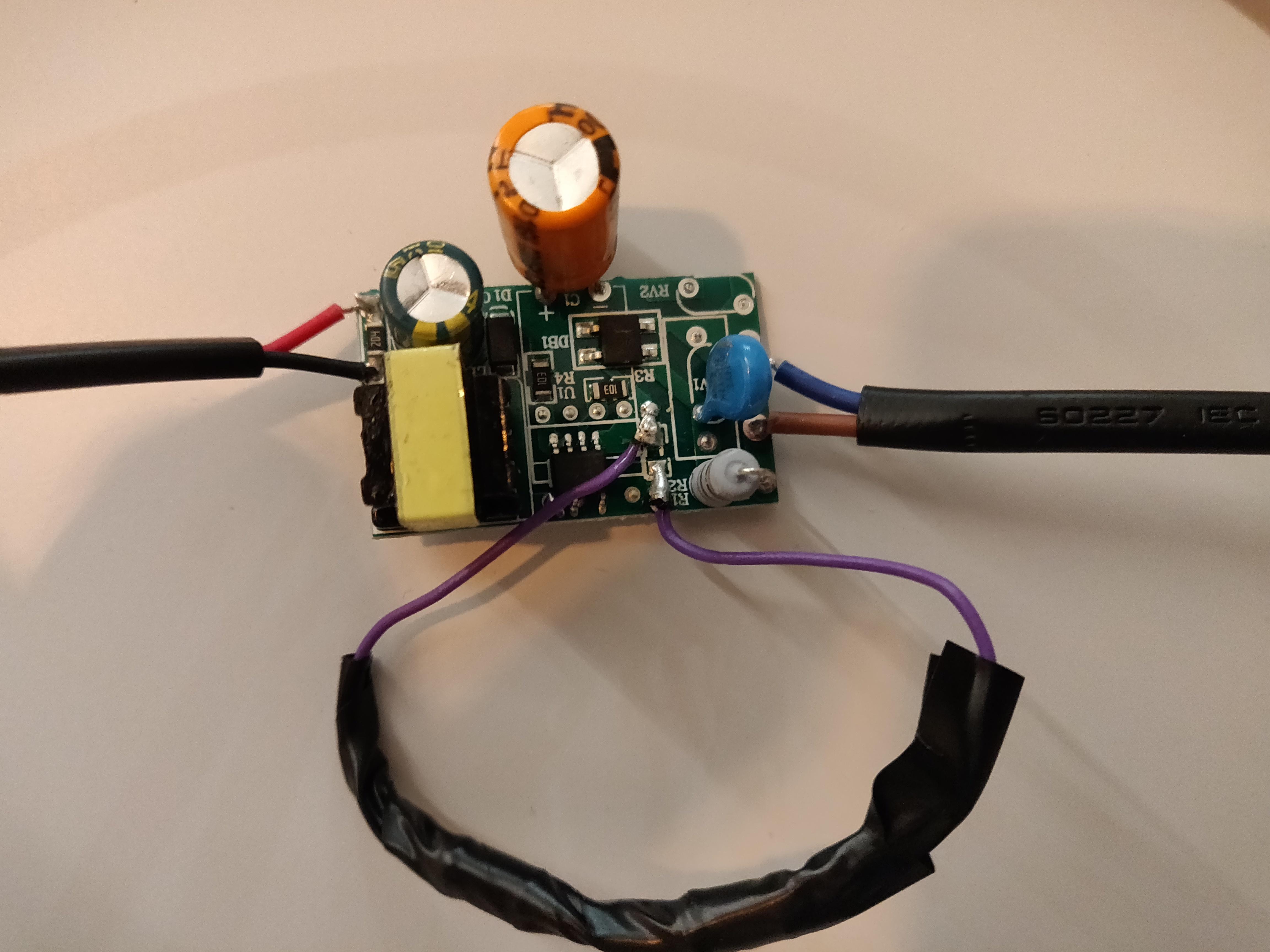 Dp9502b Led Driver Hacking and Current Reduction for LED Ceiling Lamp