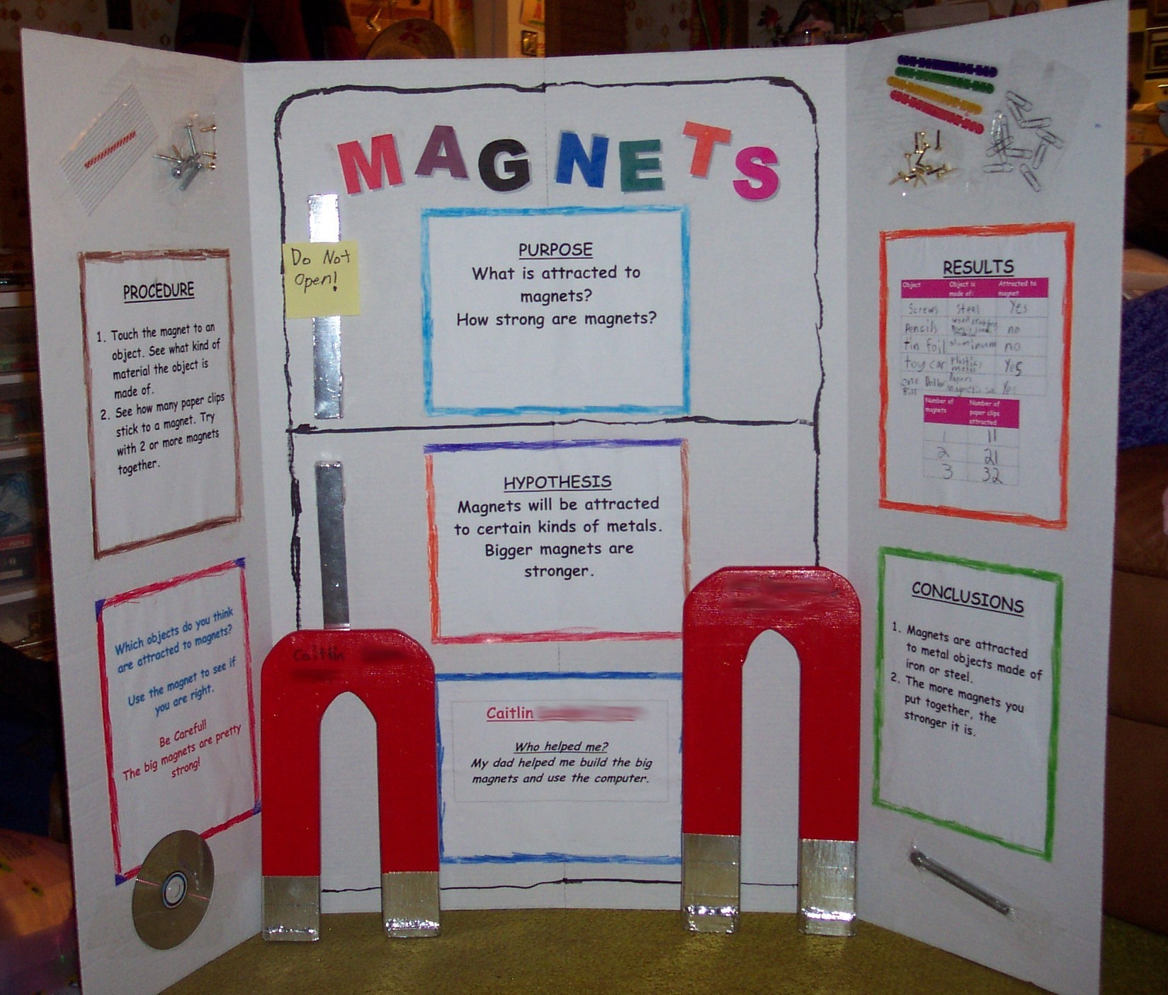 Science Fair Display Board 3 Steps Instructables