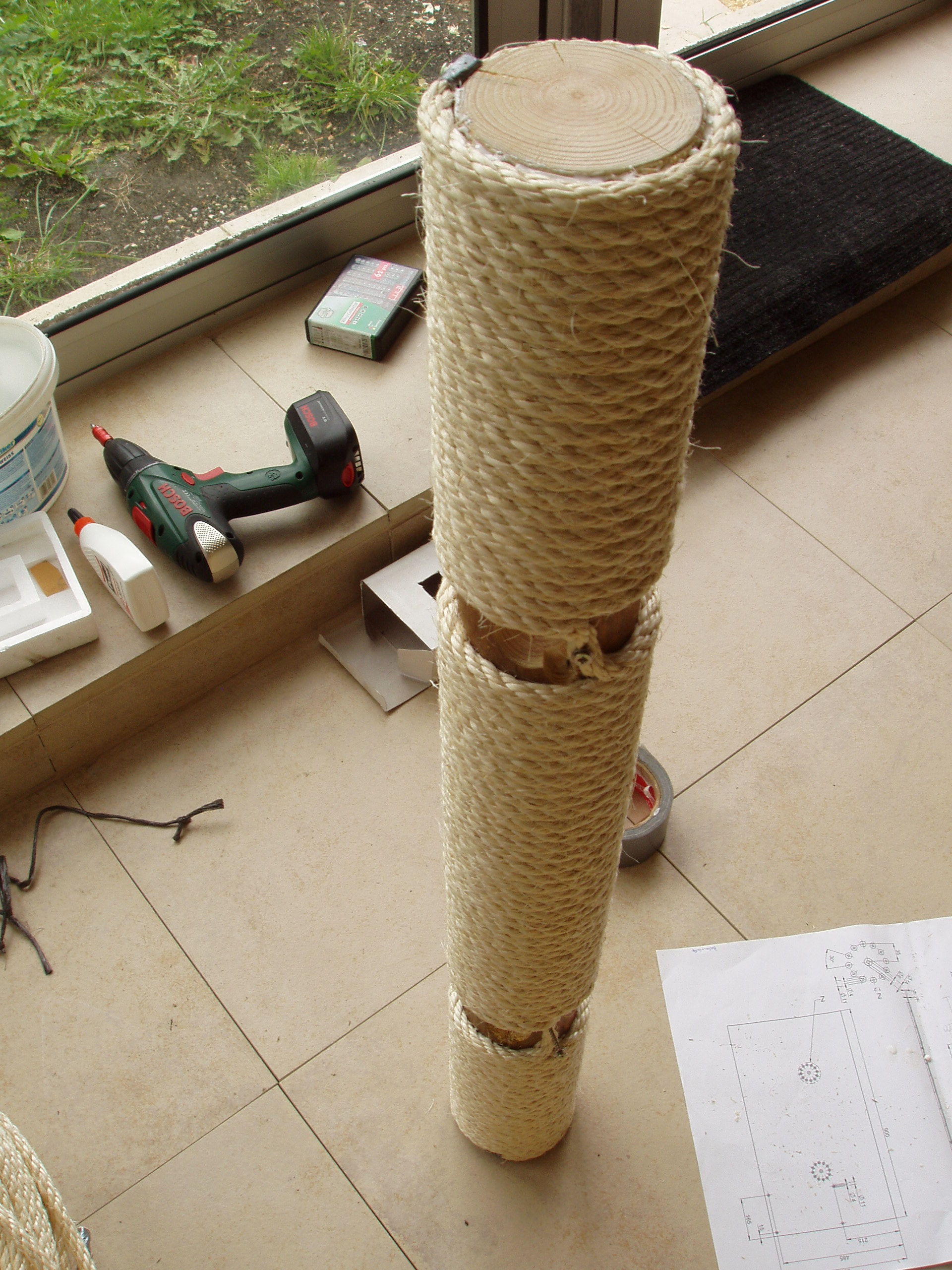 DIY Cat Tree With Hammock 6 Steps Instructables