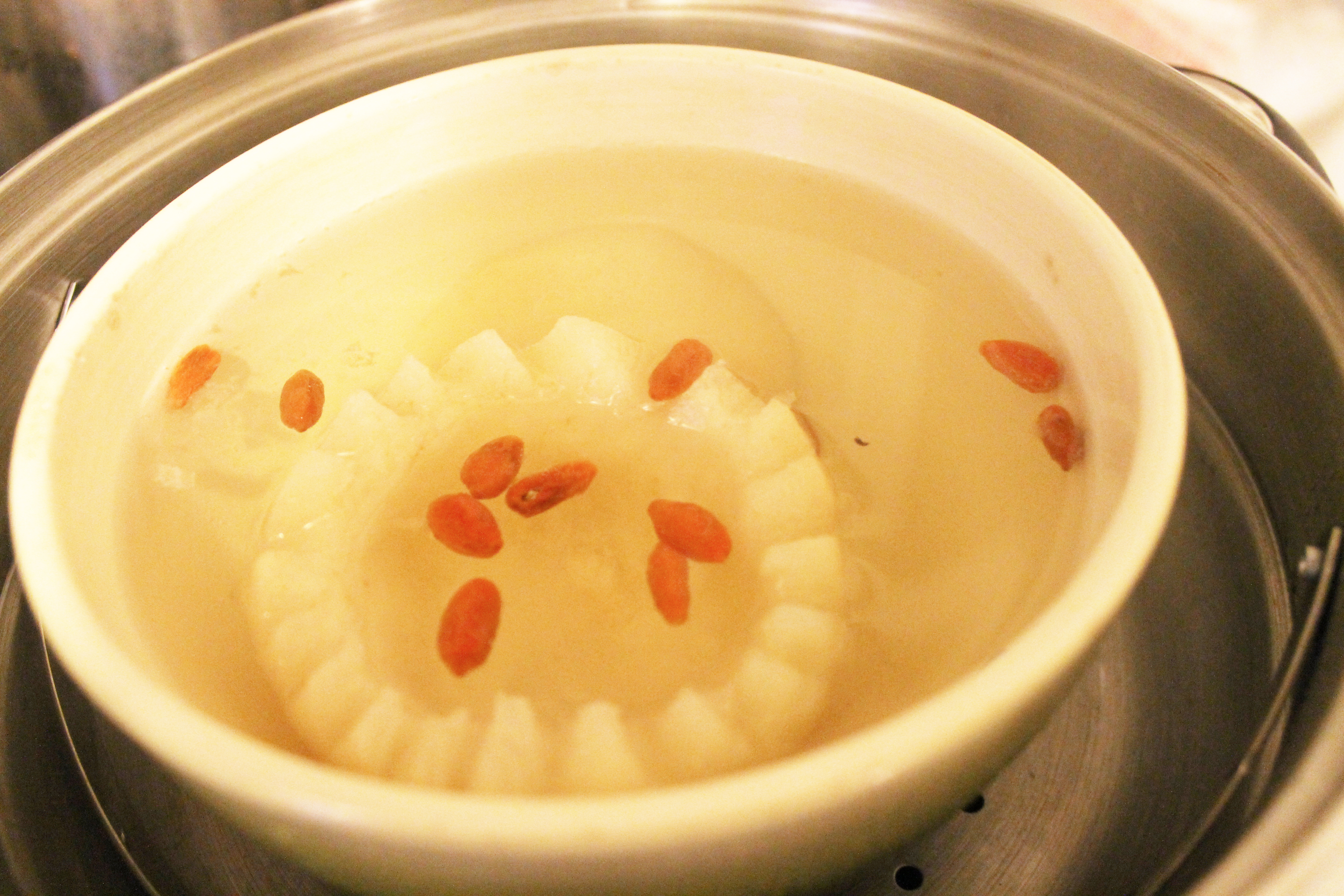 A Cure to Sore Throat or Cough Pear Sugar Soup Instructables