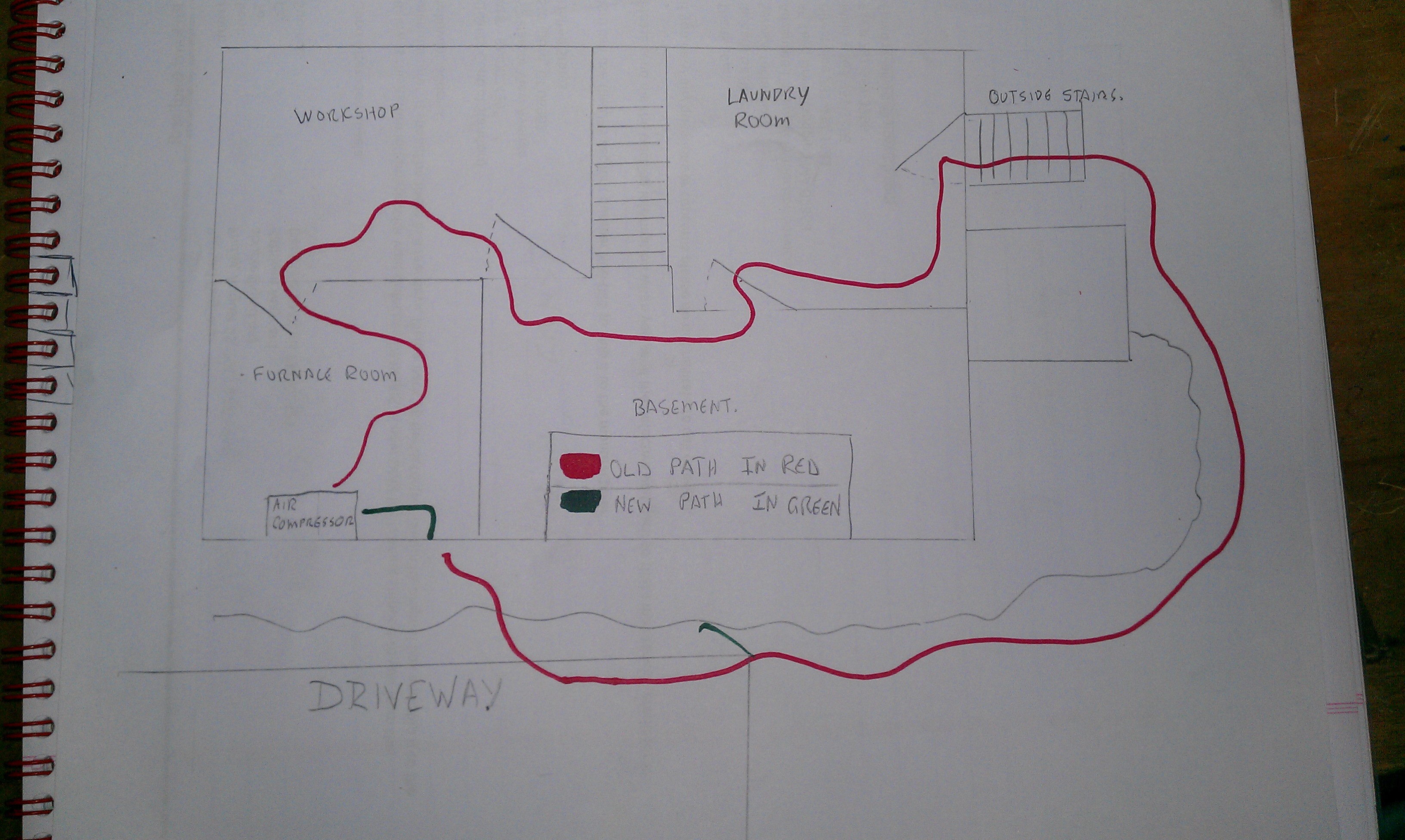 Compressed Air Bulkhead Fitting Outside Wall of House. 8 Steps (with
