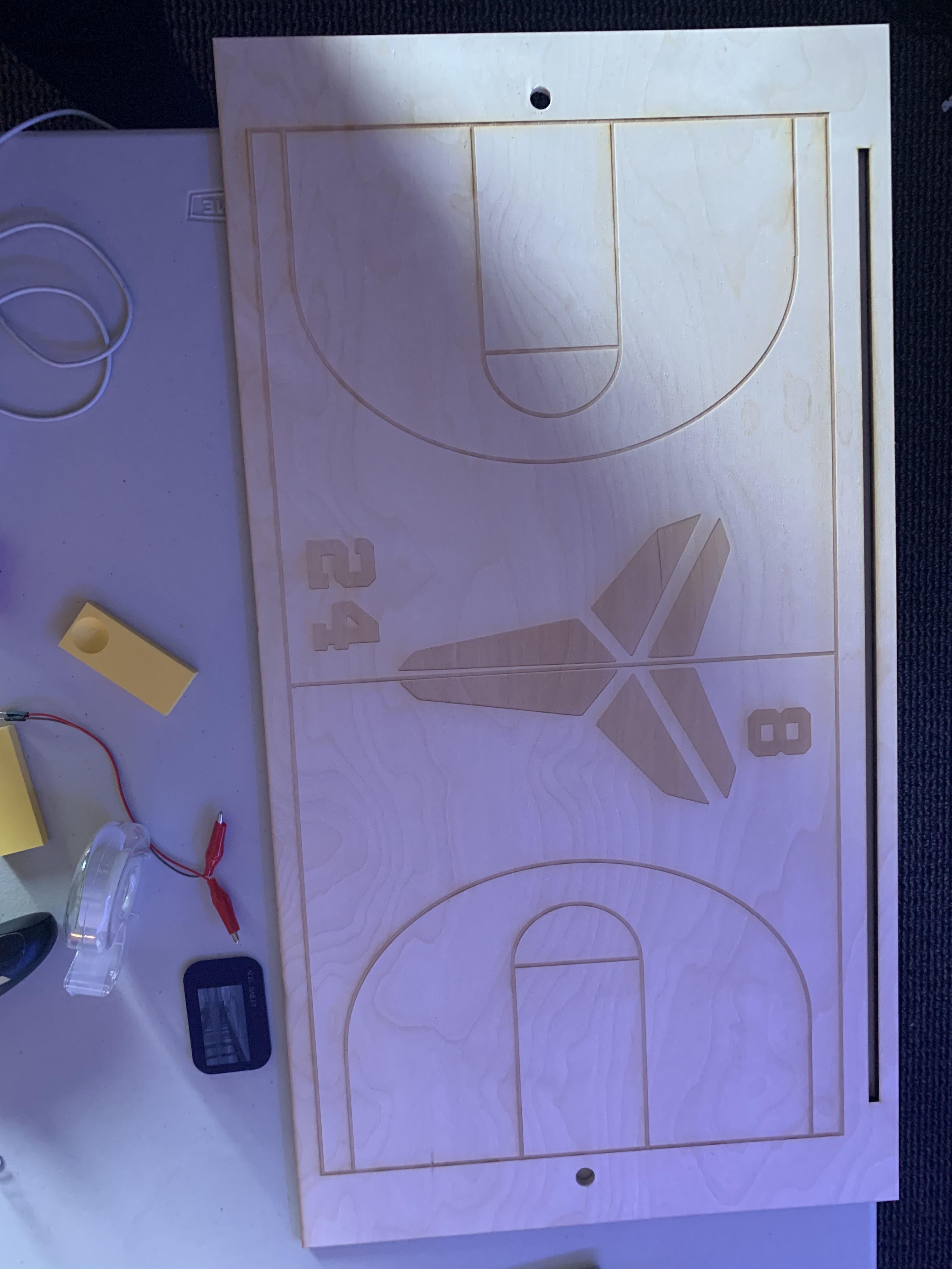 Miniature Basketball Court (Kobe Themed) 4 Steps Instructables
