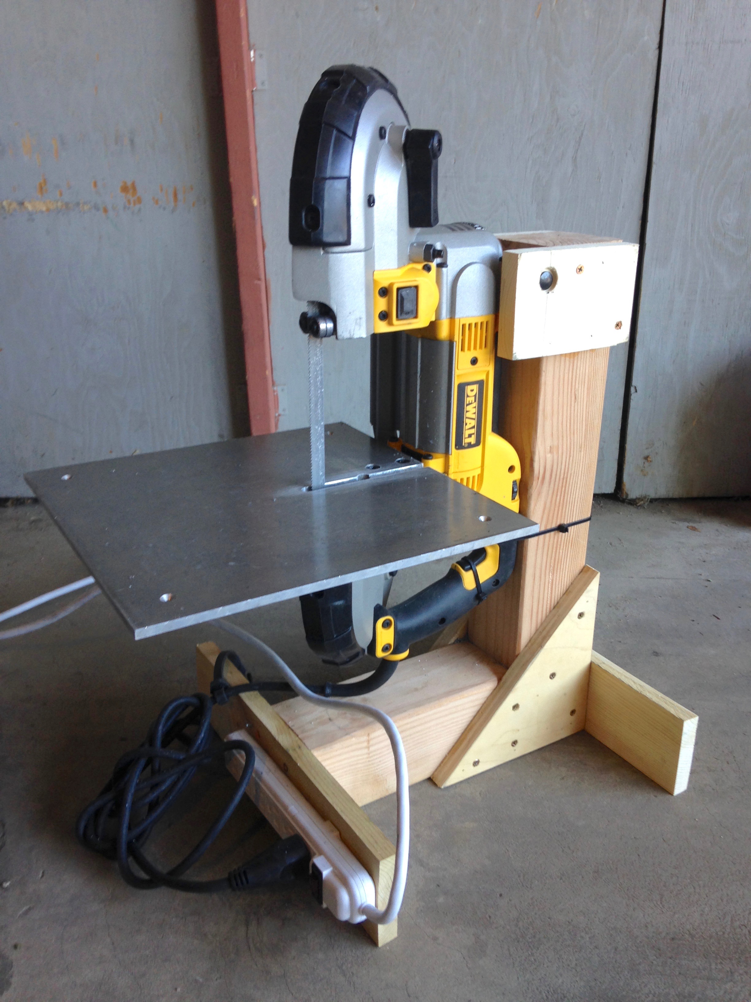 Bandsaw Stand From Scrap Lumber 4 Steps (with Pictures) Instructables
