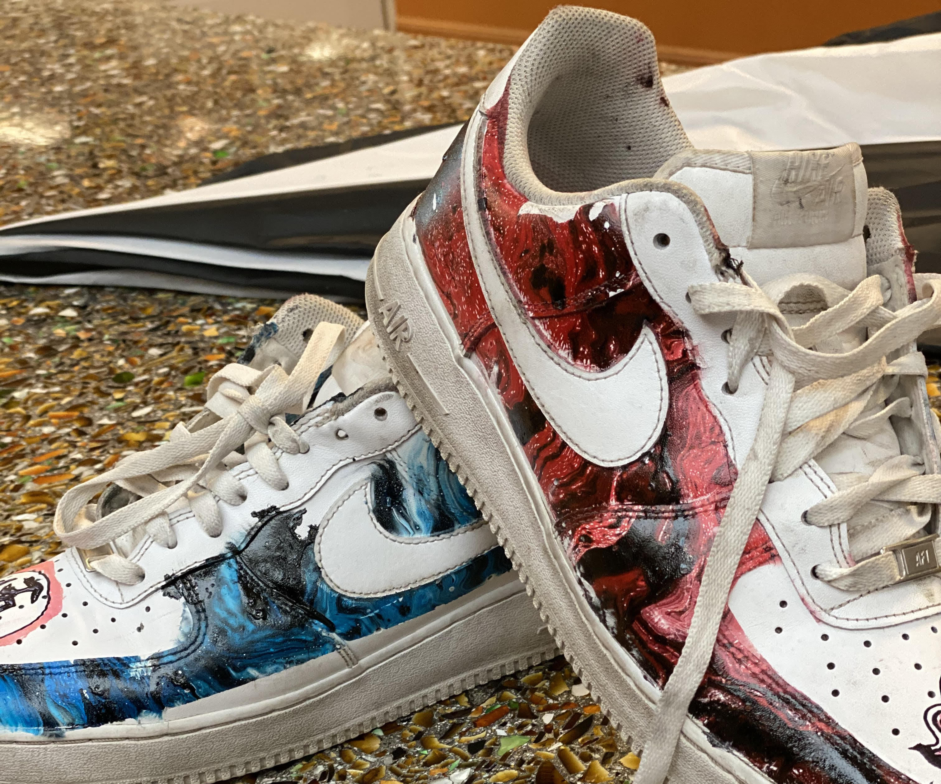 D.I.Y CUSTOM HYDRO DIPPING Shoes!!! Instructables