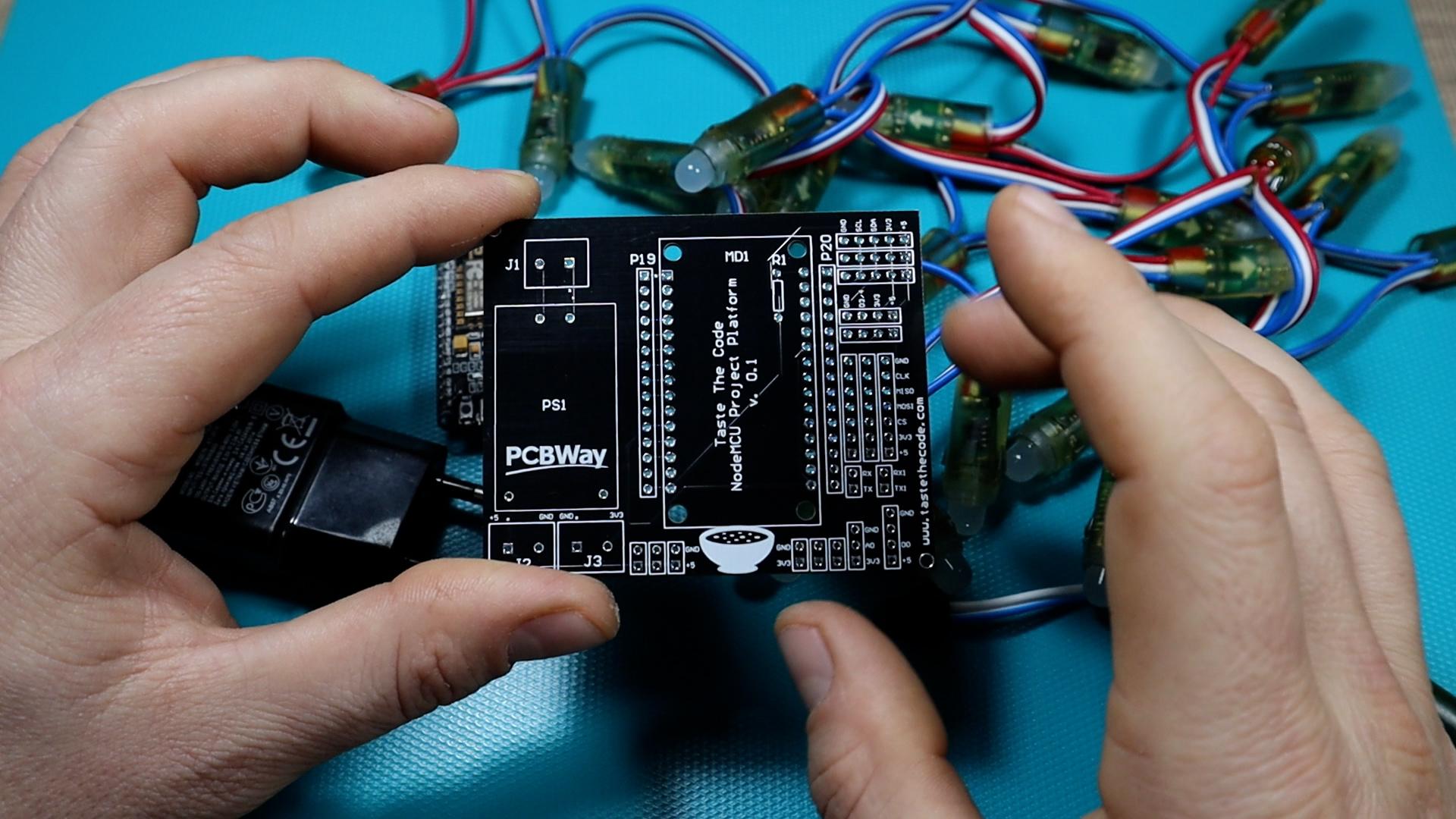 NeoPixel Garage Door Christmas Lights 5 Steps Instructables