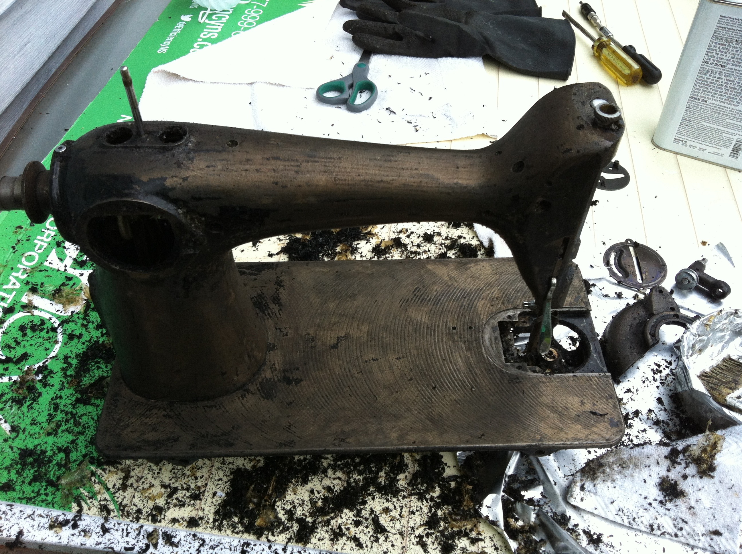 Fix and Restore Vintage Singer Sewing Machine 5 Steps Instructables