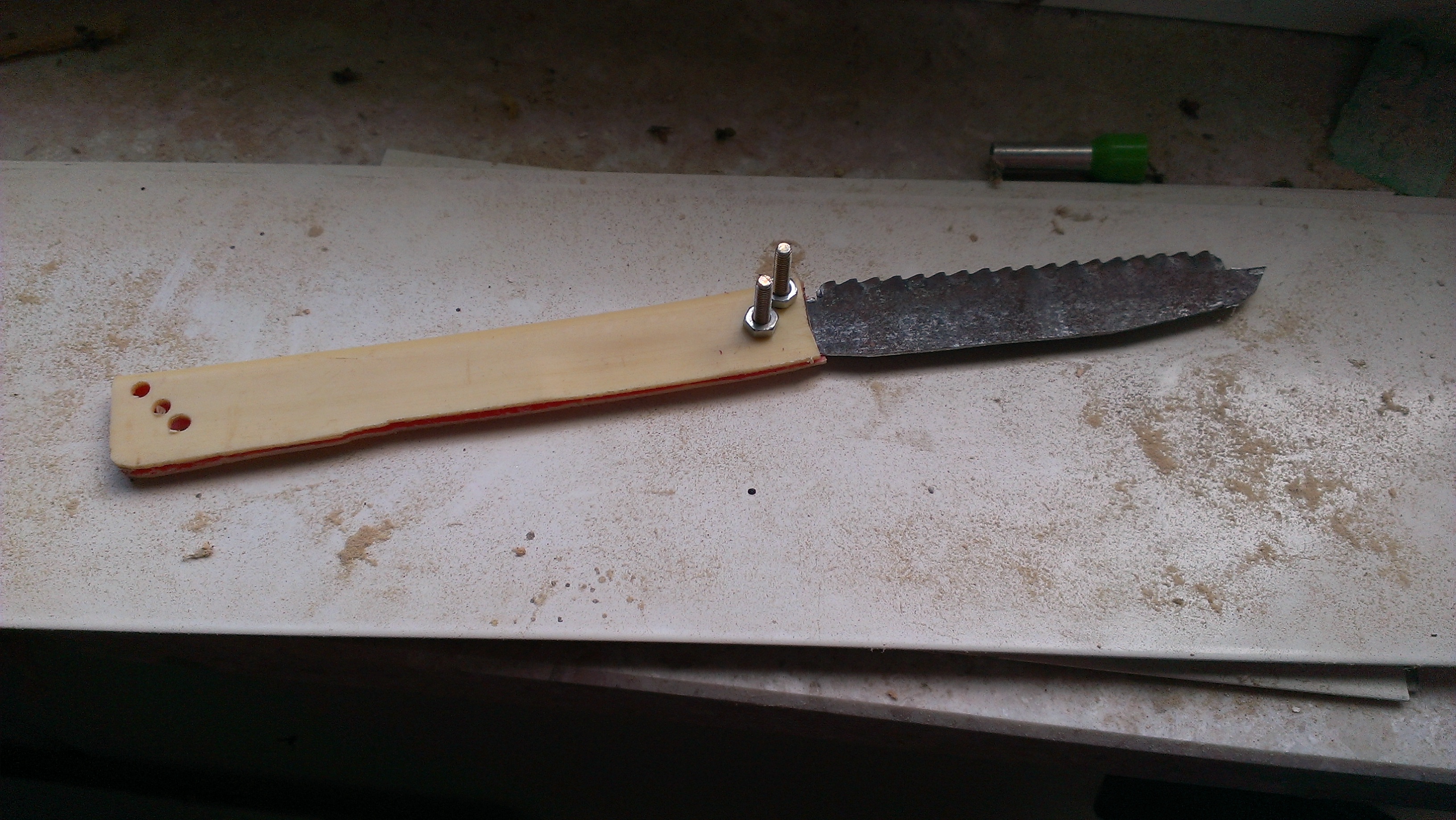 Homemade Pocket Knife 10 Steps Instructables